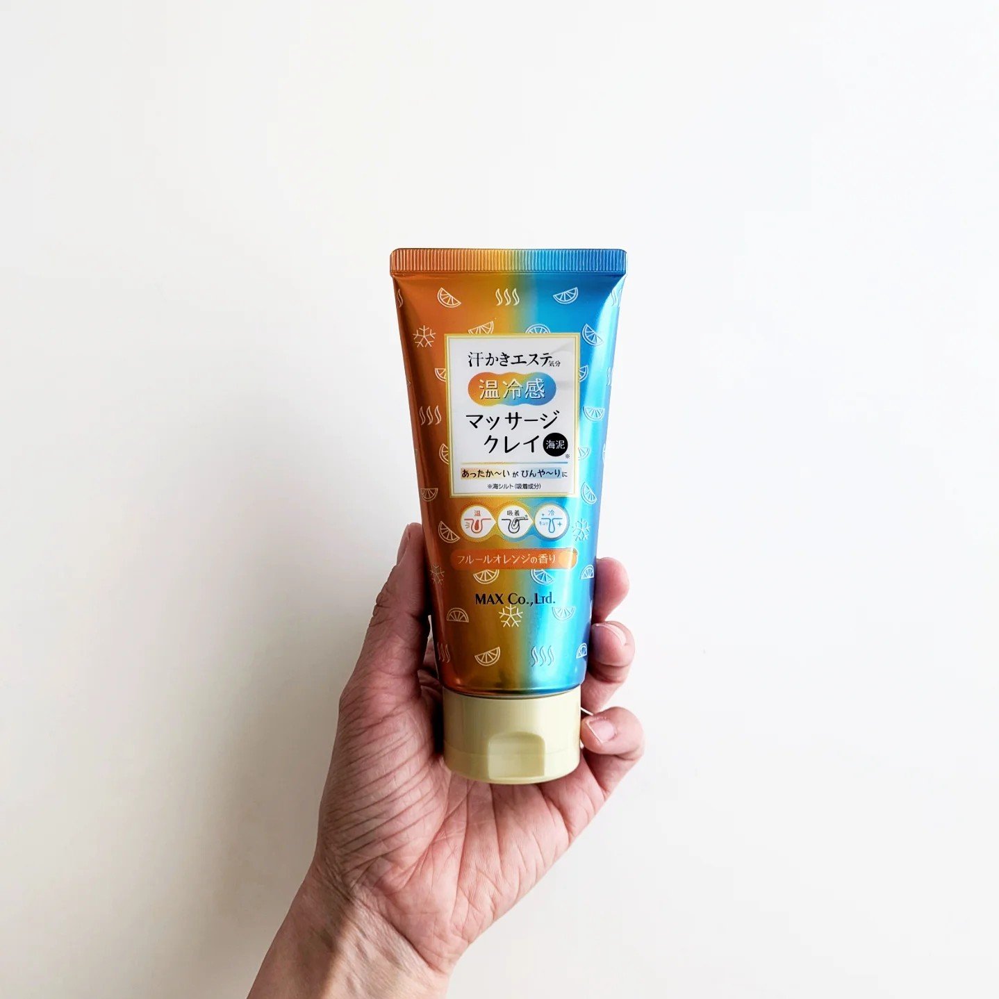 汗かき気分　温冷感マッサージクレイ/マックス/スクラブ・ゴマージュを使ったクチコミ（1枚目）