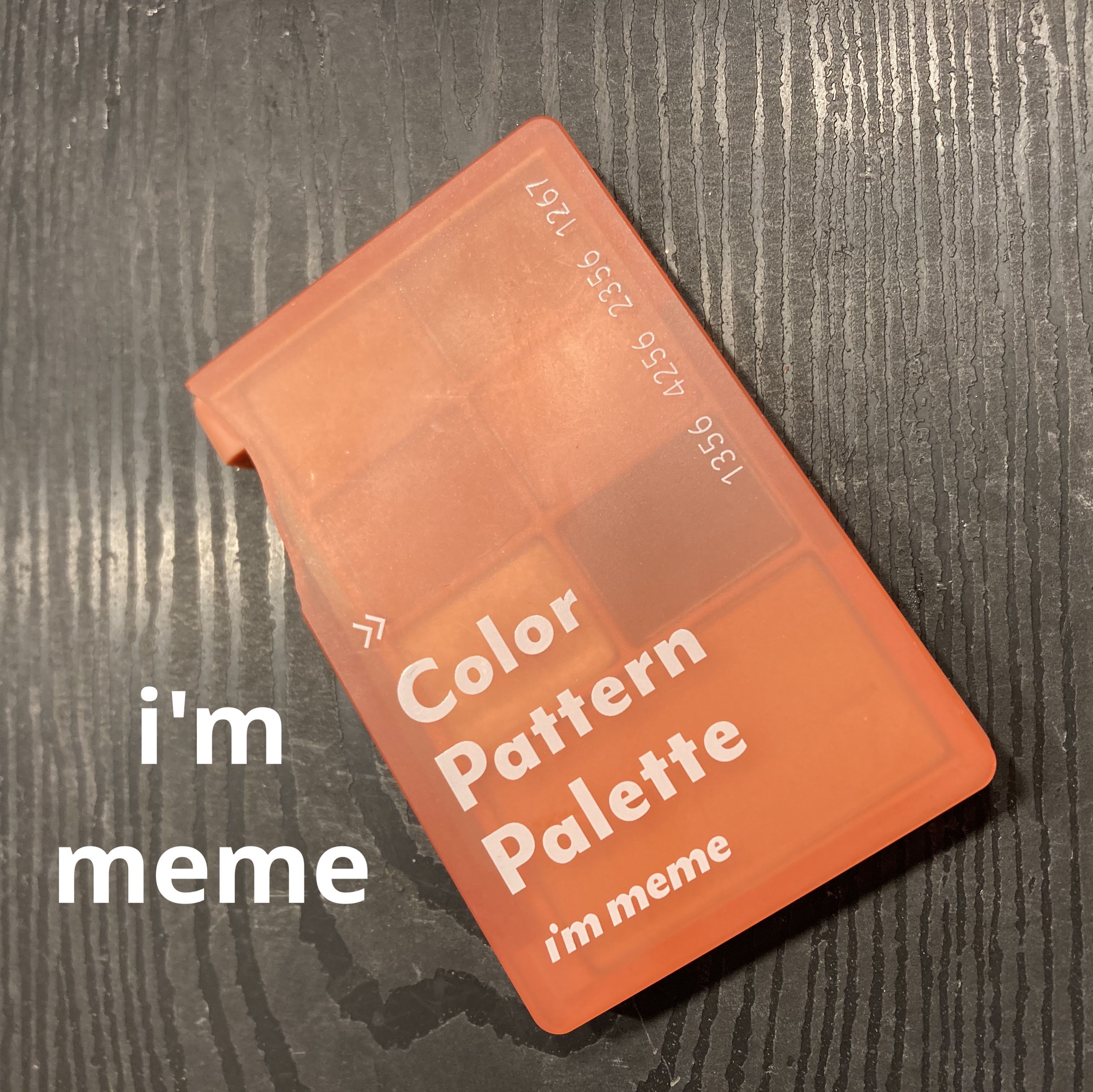 カラーパターンパレット/i’m meme/マルチパレットを使ったクチコミ（1枚目）