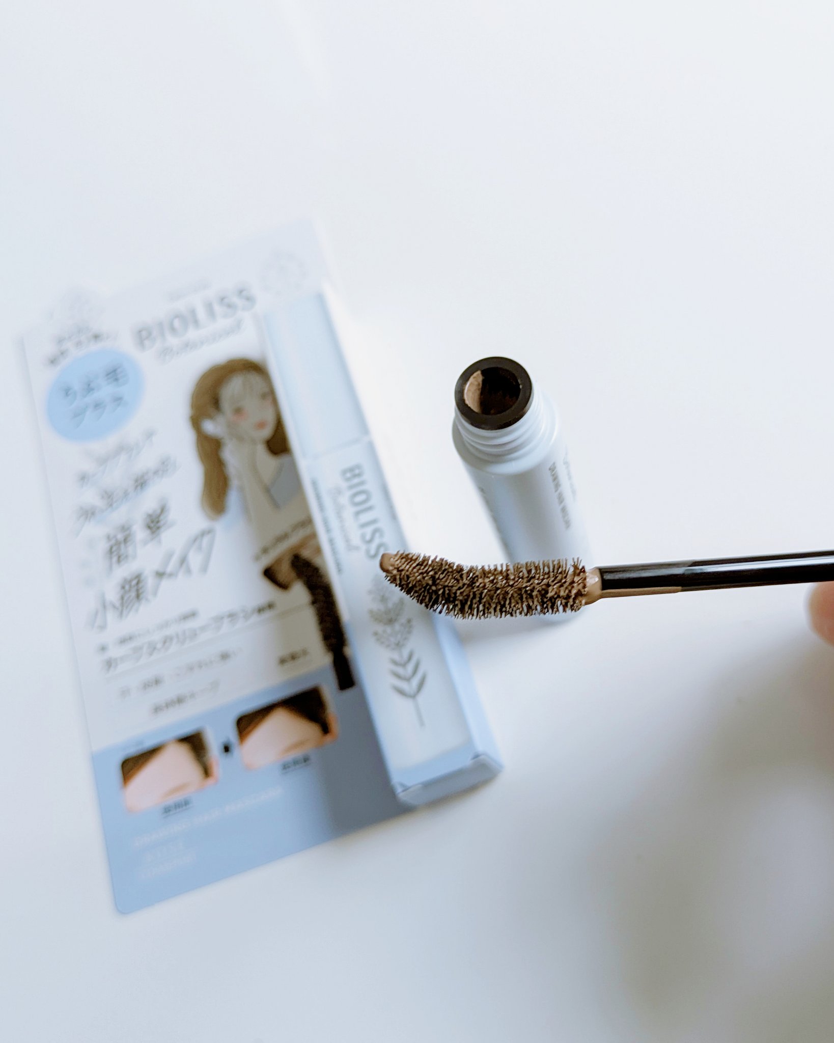 SS ビオリス ボタニカル うぶ毛メイク ヘアマスカラ/SSビオリス/その他スタイリングを使ったクチコミ（3枚目）