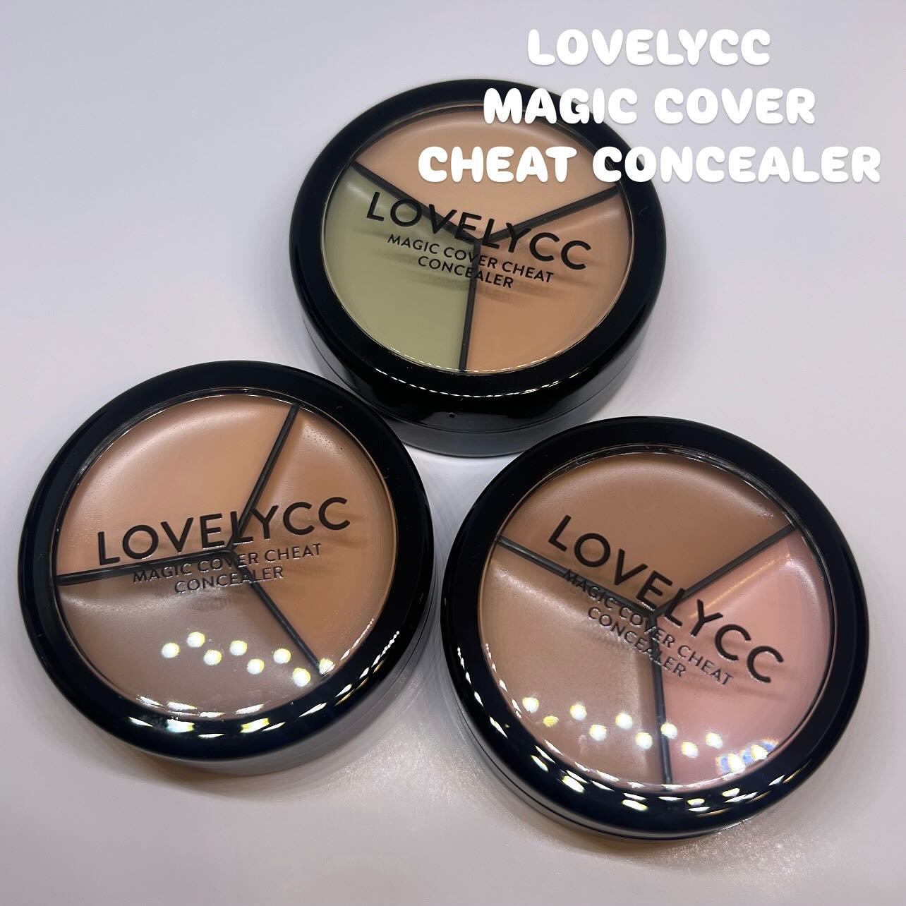 lovelycc マジックカバーチートコンシーラー/LOVELYCC/パレットコンシーラーを使ったクチコミ（1枚目）