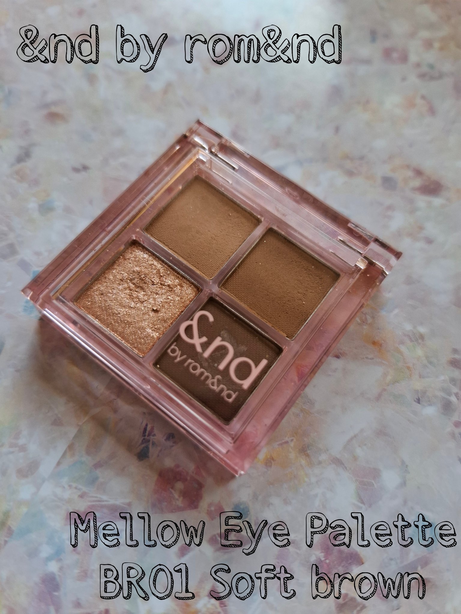 &nd by rom&nd アンドバイロムアンド　メロウアイパレットのクチコミ「こんにちはsenaです!!

✼••┈┈••✼••┈┈••✼••┈┈••✼••┈┈••✼

&.....」（1枚目）