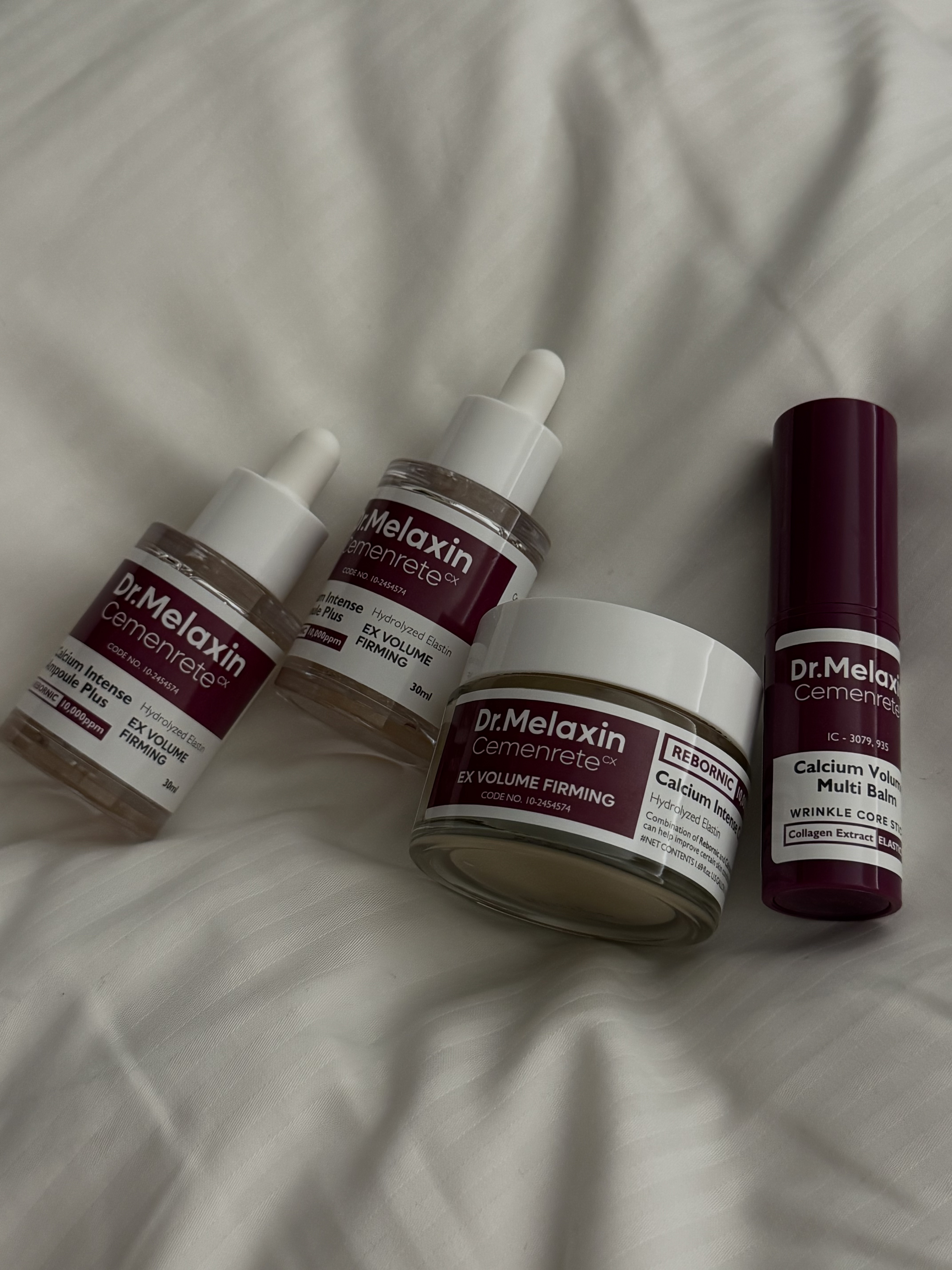 セメンリトカルシウムアンプル+セメンリトカルシウムクリーム/Dr.Melaxin/スキンケアキットを使ったクチコミ（1枚目）