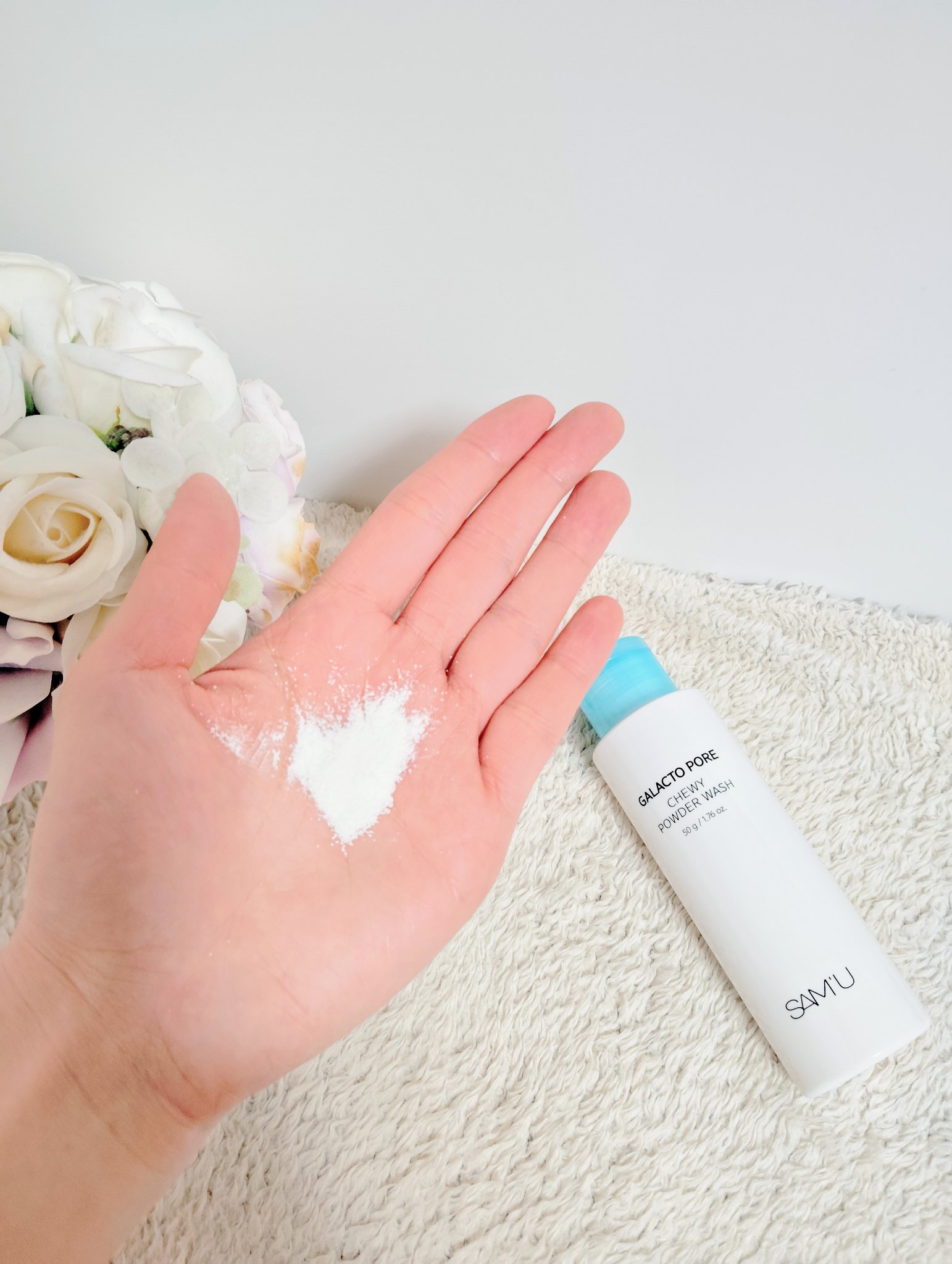 サミュ ガラクトポア チューイー パウダーウォッシュ/SAM'U/洗顔パウダーを使ったクチコミ（3枚目）