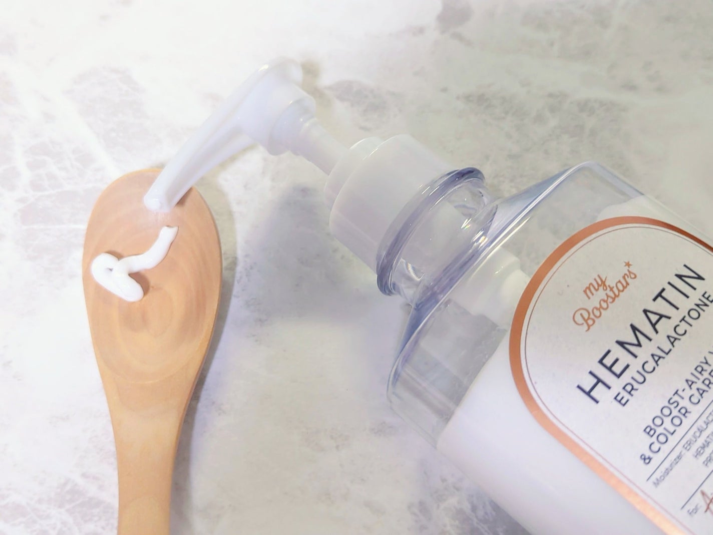 ヘマチン ブースター シャンプー /トリートメント ペアー&ムスクの香り/マイブースターズ/市販シャンプーを使ったクチコミ(3枚目)