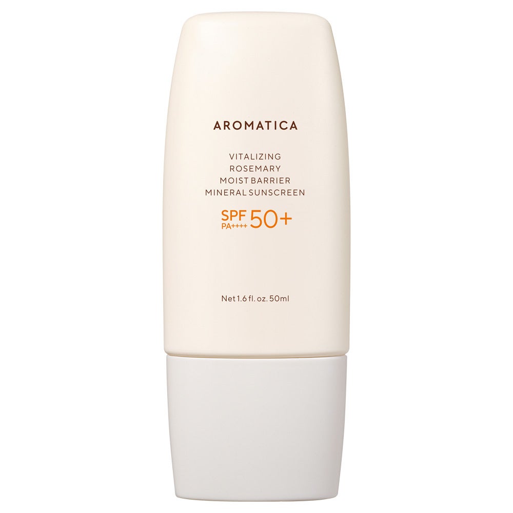 AROMATICA バイタライジング　ローズマリーモイストバリアサンクリーム　SPF50+／PA++++