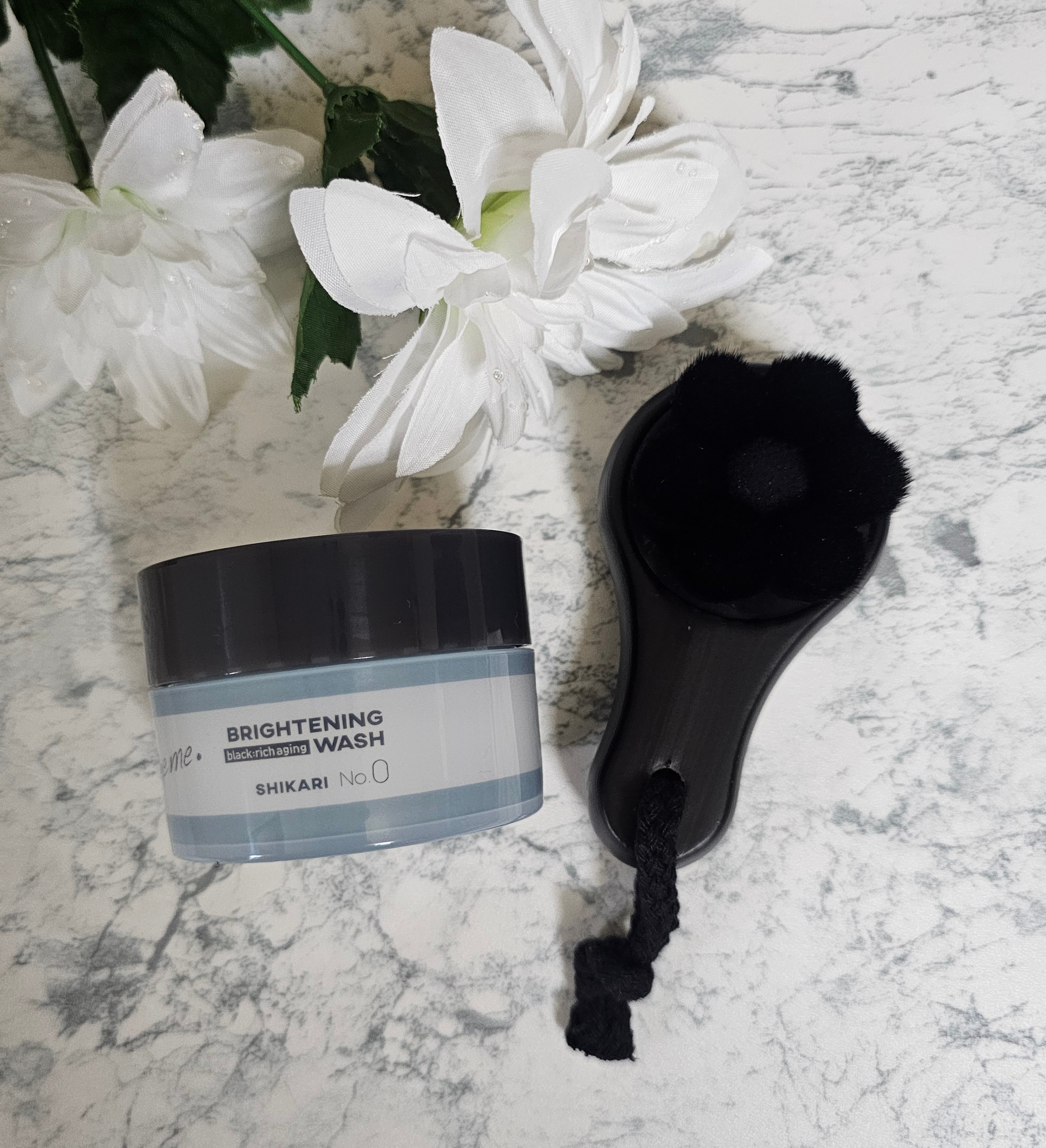 BRIGHTENING WASH black/SHIKARI/洗い流すパック・マスクを使ったクチコミ（1枚目）
