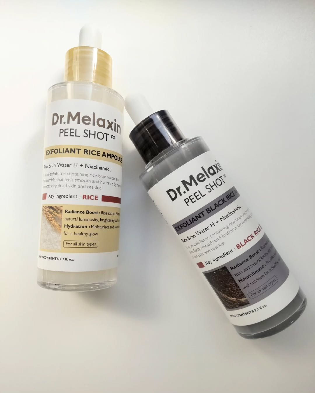 白米ピールショットゴマージュアンプル/Dr.Melaxin/美容液を使ったクチコミ（2枚目）