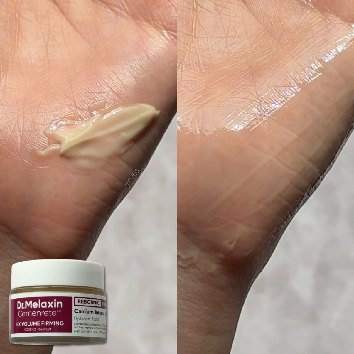 Cemenrete Calcium Intense Cream/Dr.Melaxin/フェイスクリームを使ったクチコミ(6枚目)