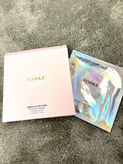 ドリームグロウマスク RR(透明感・キメ) 32ml×6枚入/FEMMUE/シートマスク・パックを使ったクチコミ(1枚目)