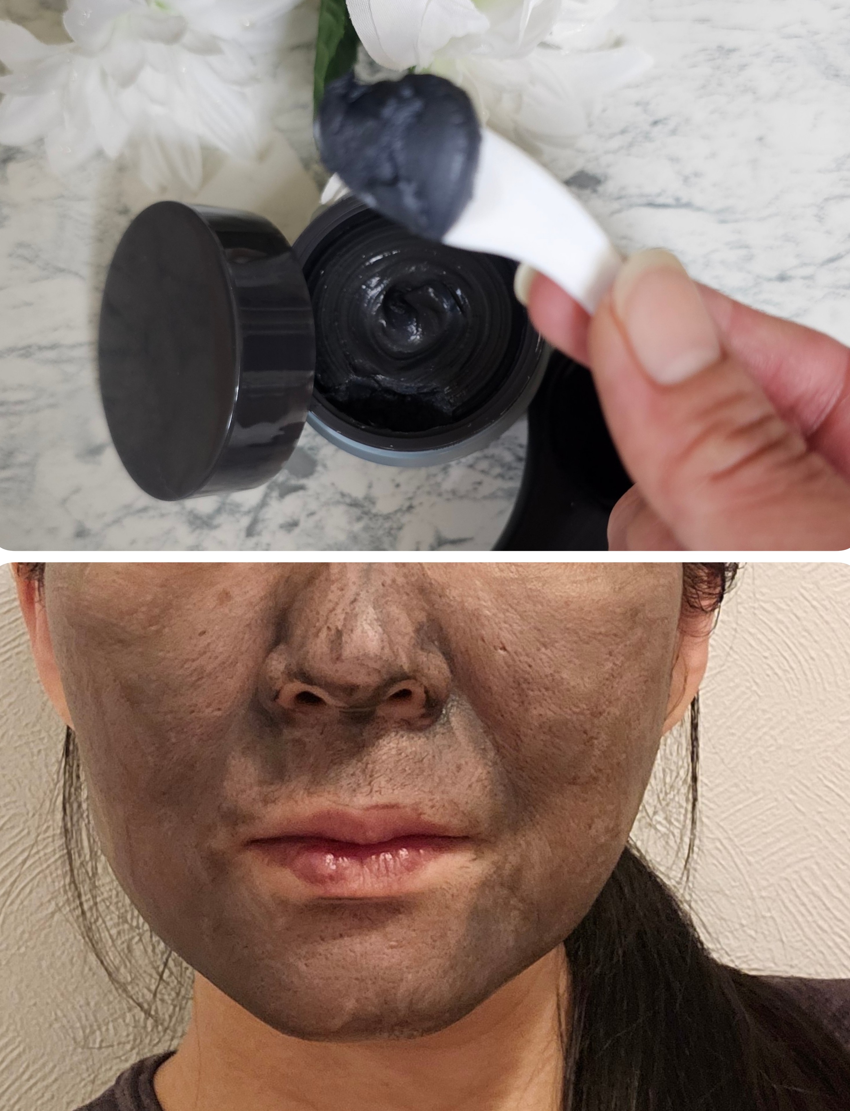 BRIGHTENING WASH black/SHIKARI/洗い流すパック・マスクを使ったクチコミ（3枚目）