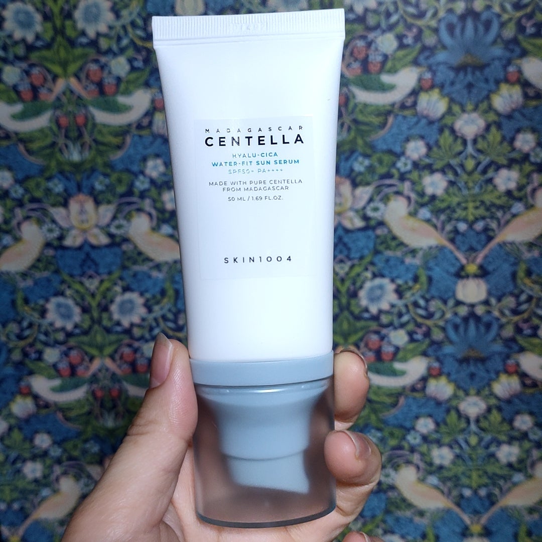 ヒアルーシカ ウォーターフィット サンセラム/SKIN1004/日焼け止めローションを使ったクチコミ(1枚目)