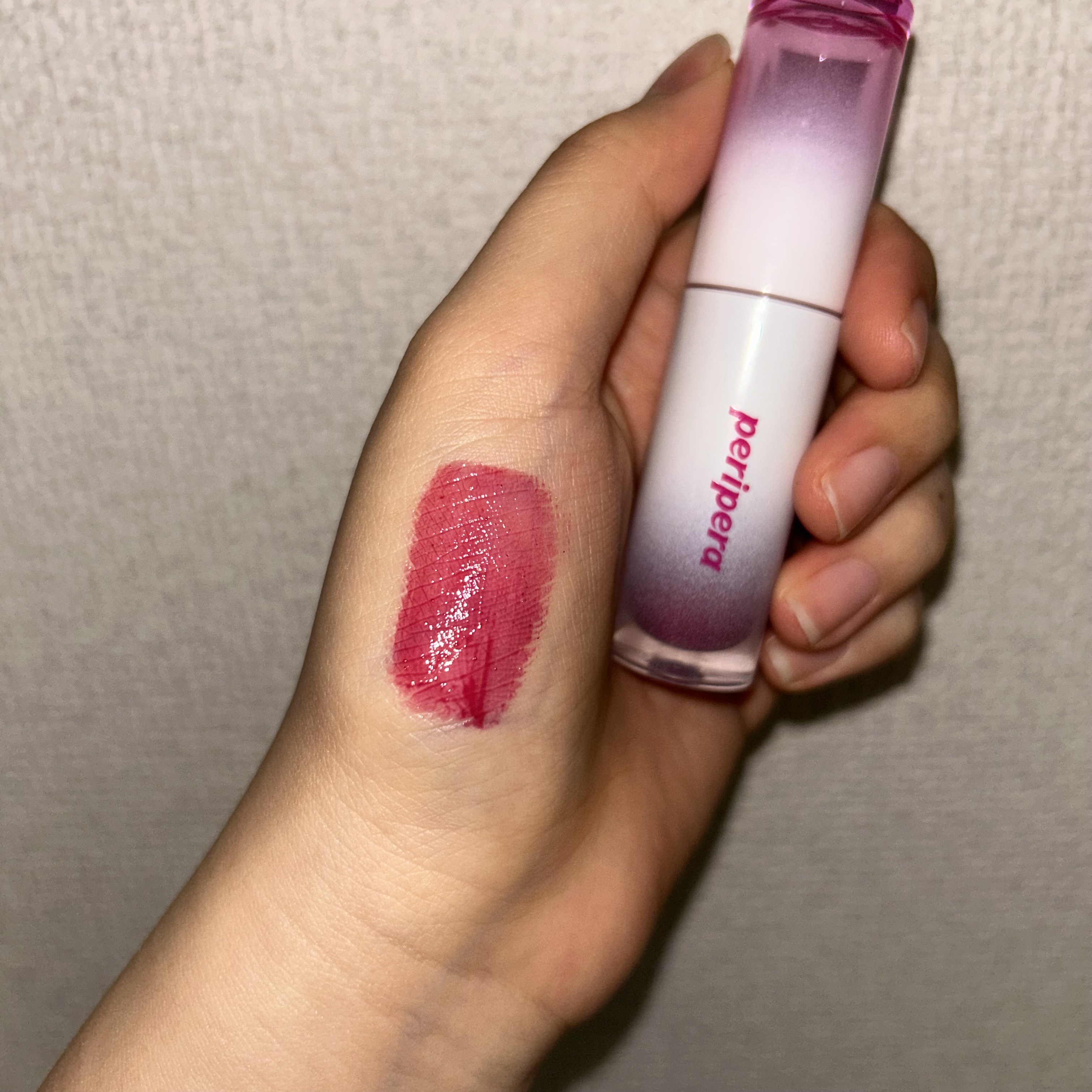 ペリペラ インク ムード グロイ ティント 29 HURRY UP PINK(急いでピンク)/PERIPERA/リップティントを使ったクチコミ（2枚目）