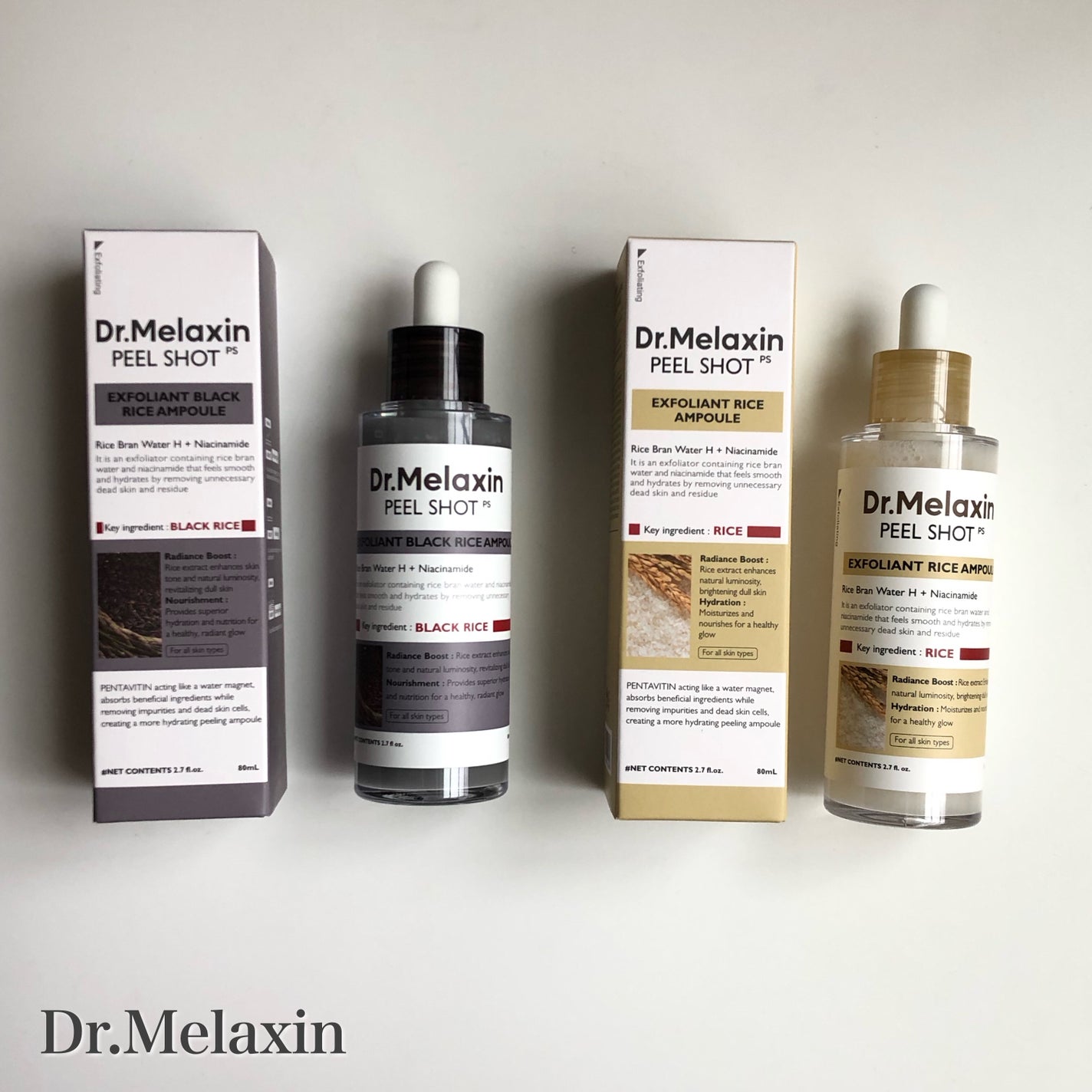 白米ピールショットゴマージュアンプル/Dr.Melaxin/美容液を使ったクチコミ(1枚目)