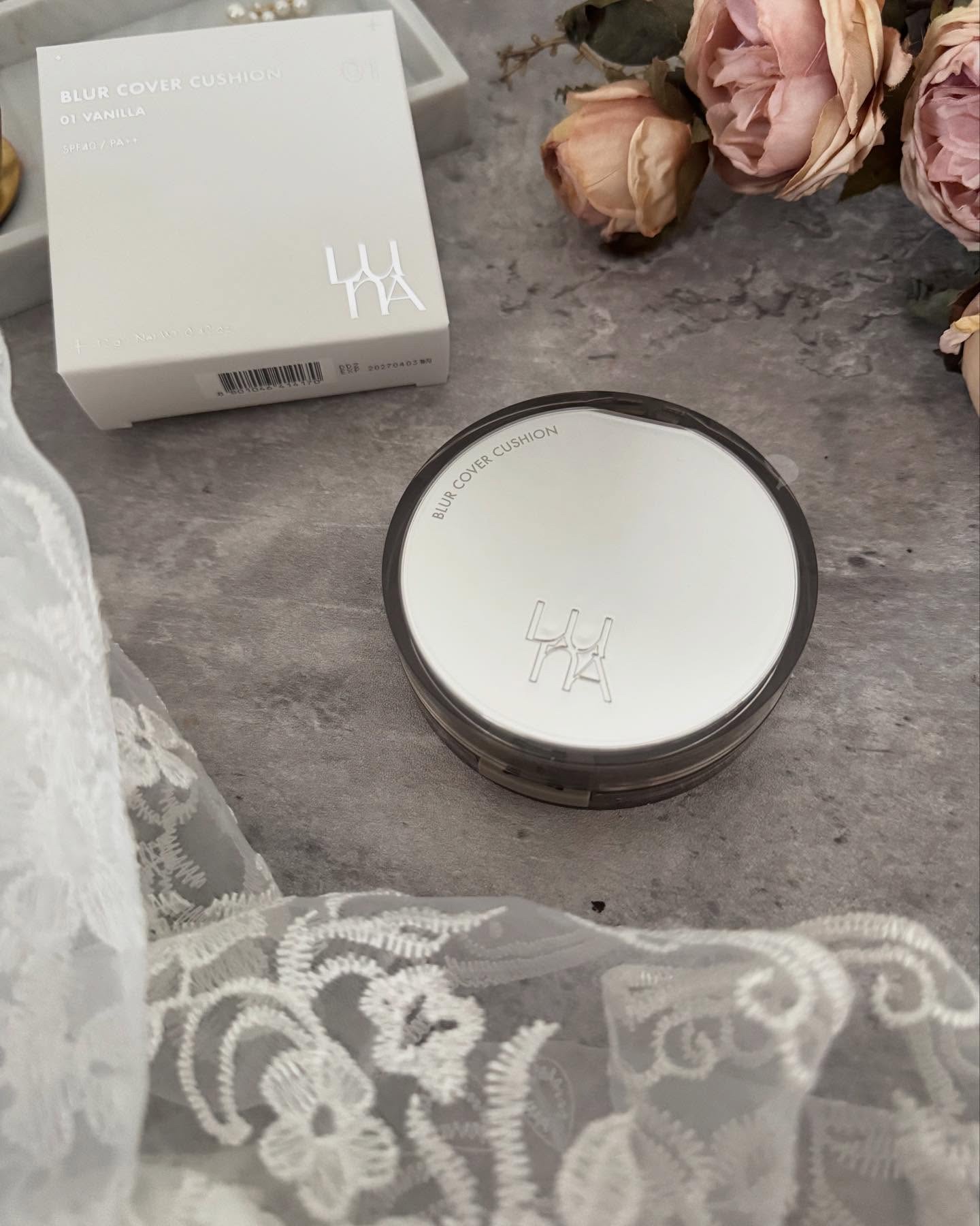 ブラーカバークッション/LUNA/クッションファンデーションを使ったクチコミ（1枚目）