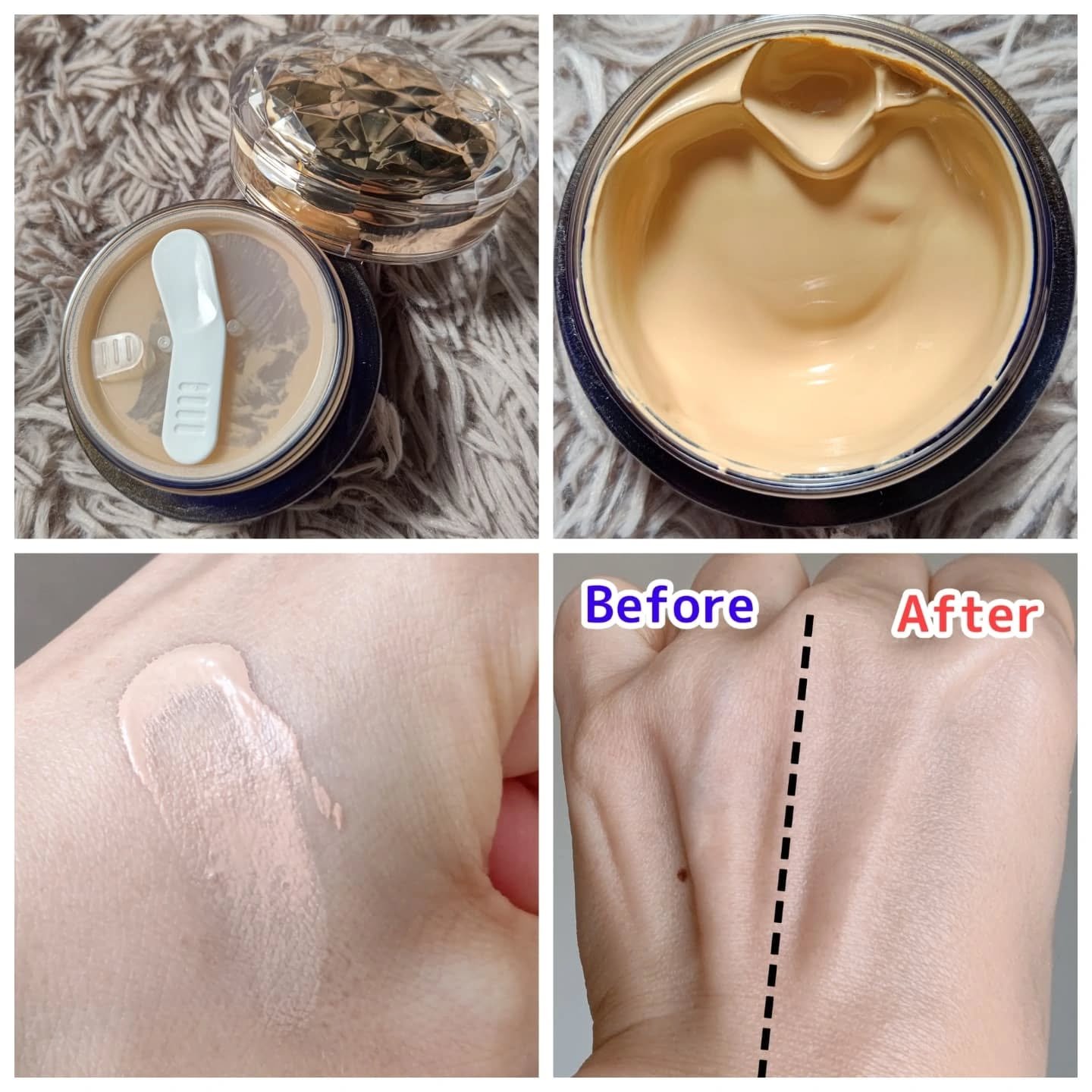 エッセンスクリーミーファンデーション/ISARO/リキッドファンデーションを使ったクチコミ（2枚目）