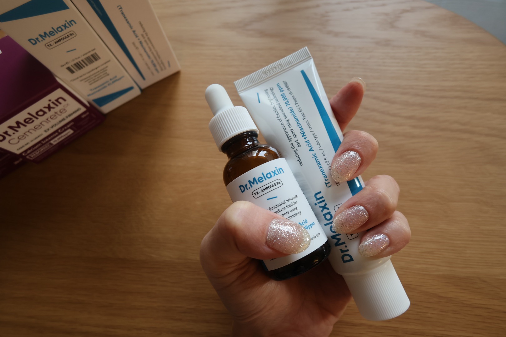 TXアンプルRX＋TXクリーム/Dr.Melaxin/スキンケアキットを使ったクチコミ（1枚目）