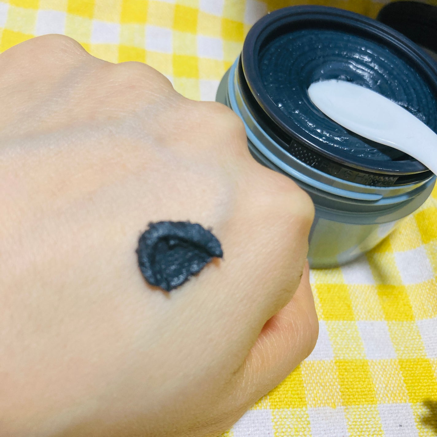 BRIGHTENING WASH black/SHIKARI/洗い流すパック・マスクを使ったクチコミ(3枚目)