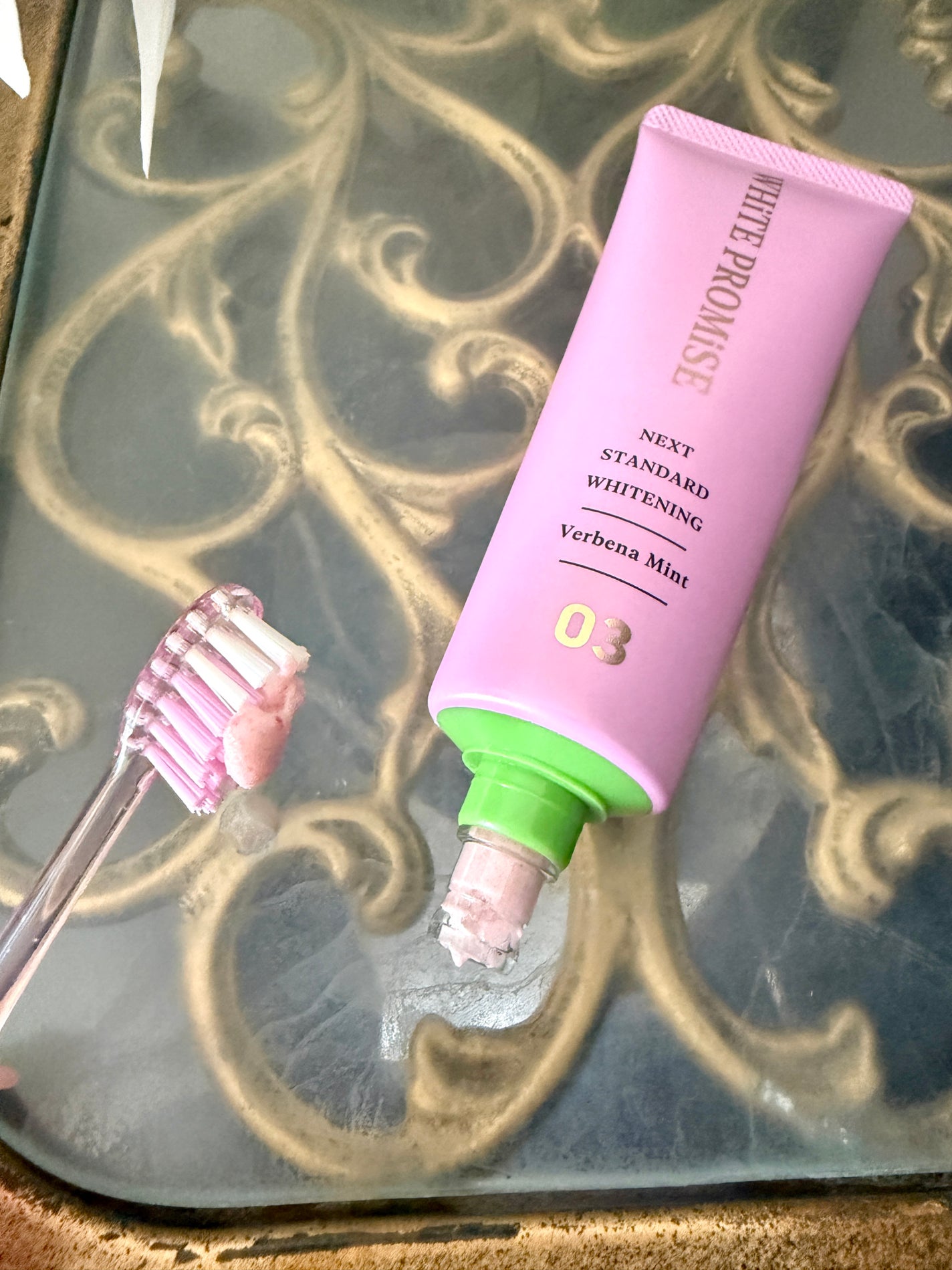 ホワイトプロミス 美白*+口臭ケア/WHiTE PROMiSE/歯磨き粉を使ったクチコミ(1枚目)