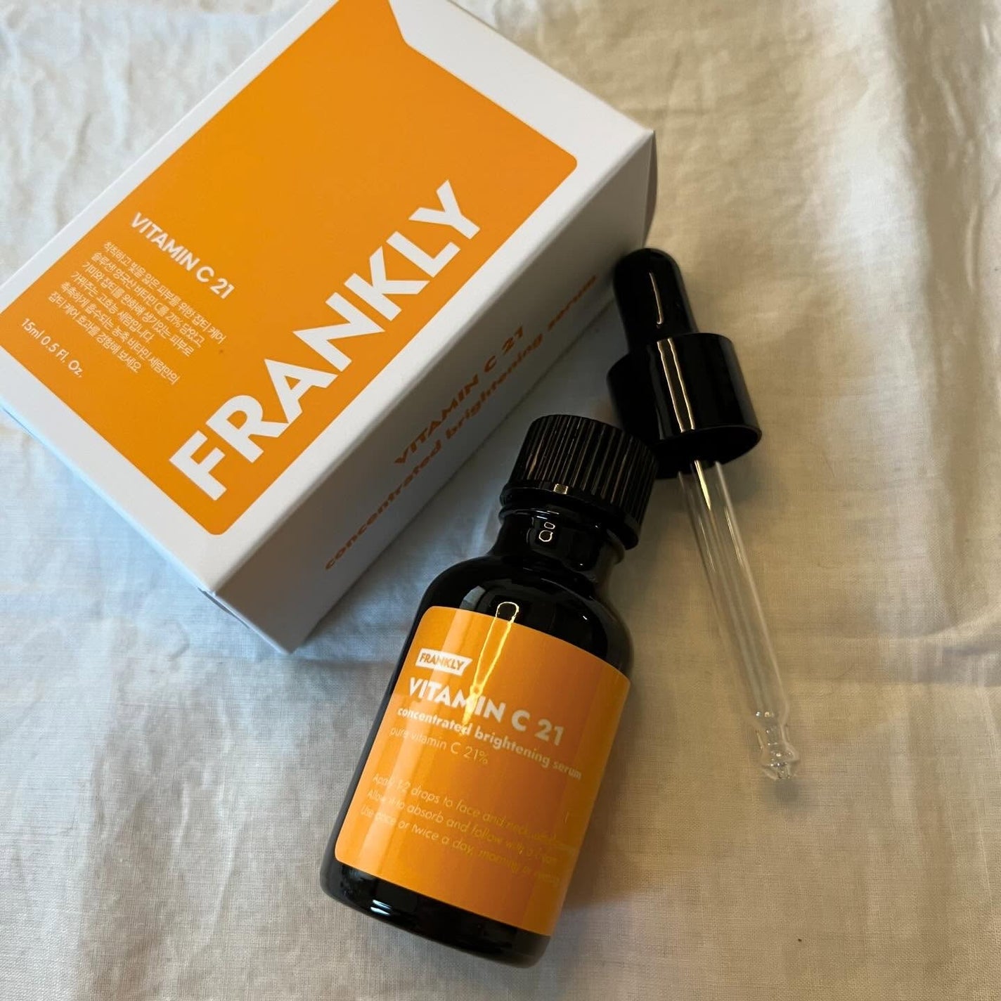 ビタミンC21セラム/Frankly/美容液を使ったクチコミ(5枚目)