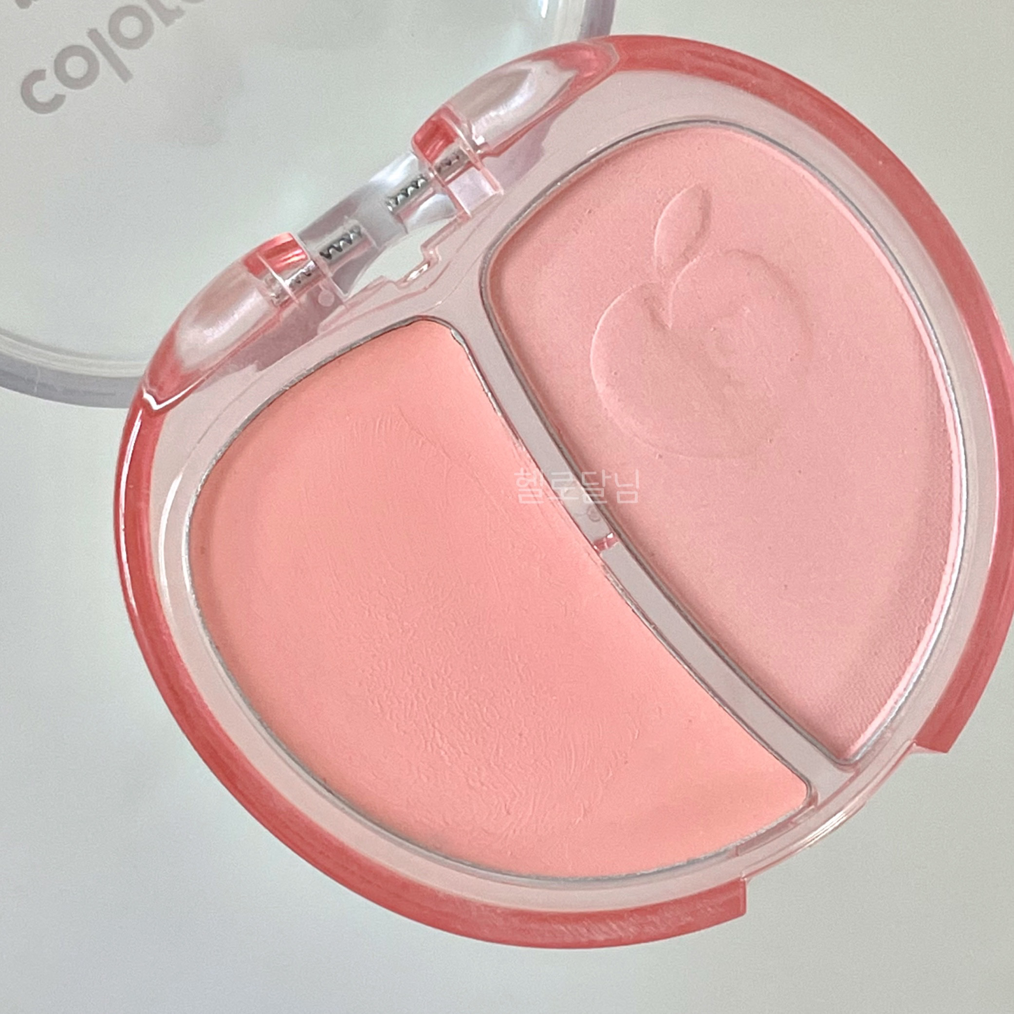 ティントリー ハーフ＆ハーフブラッシャー/Colorgram/パウダーチークを使ったクチコミ（3枚目）