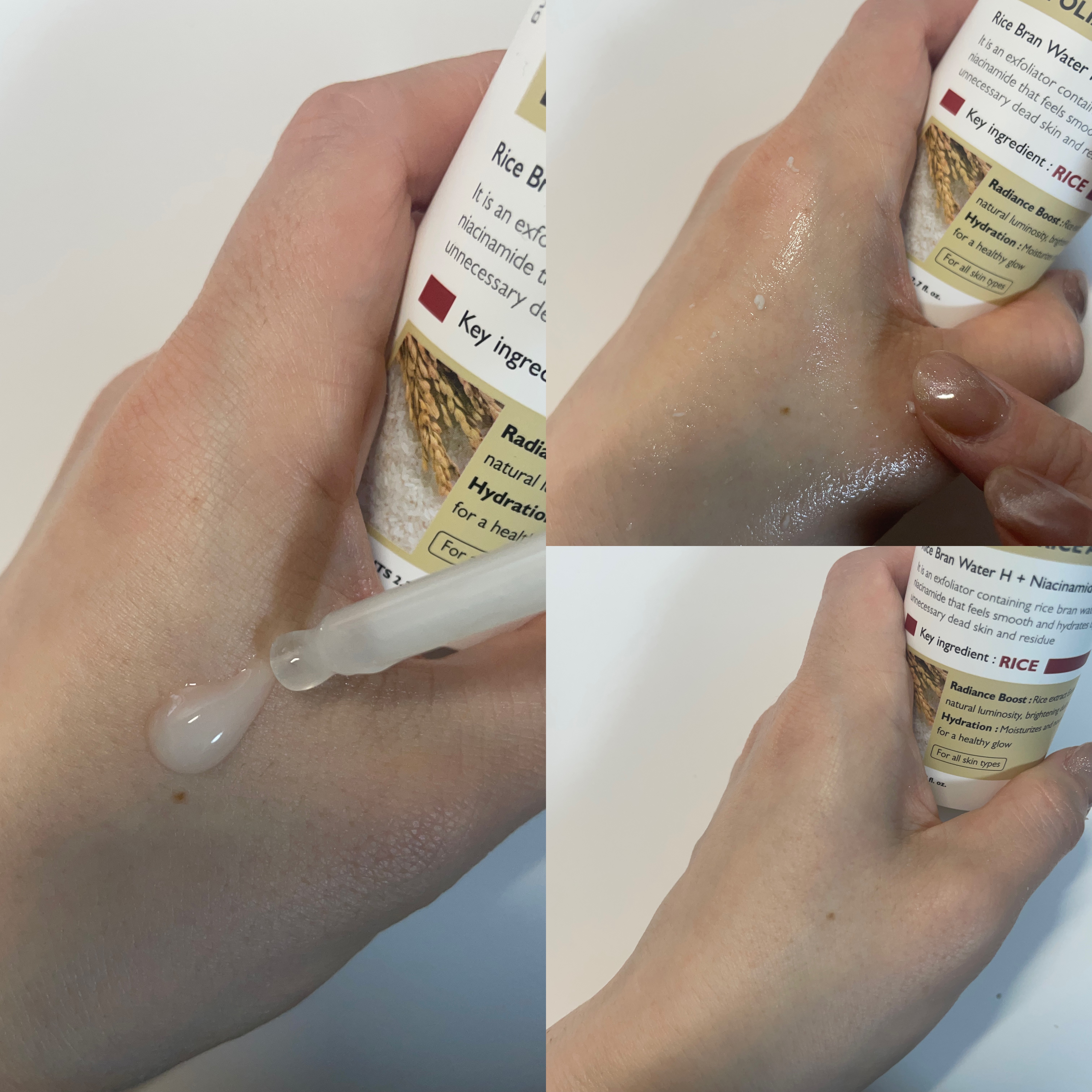 白米ピールショットゴマージュアンプル/Dr.Melaxin/美容液を使ったクチコミ（1枚目）