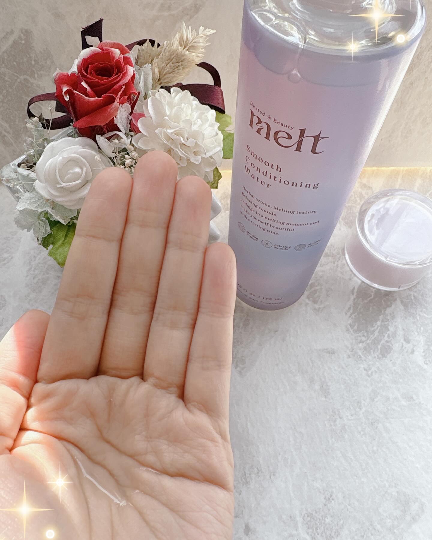 スムース コンディショニング ウォーター/melt/アウトバストリートメントを使ったクチコミ（3枚目）