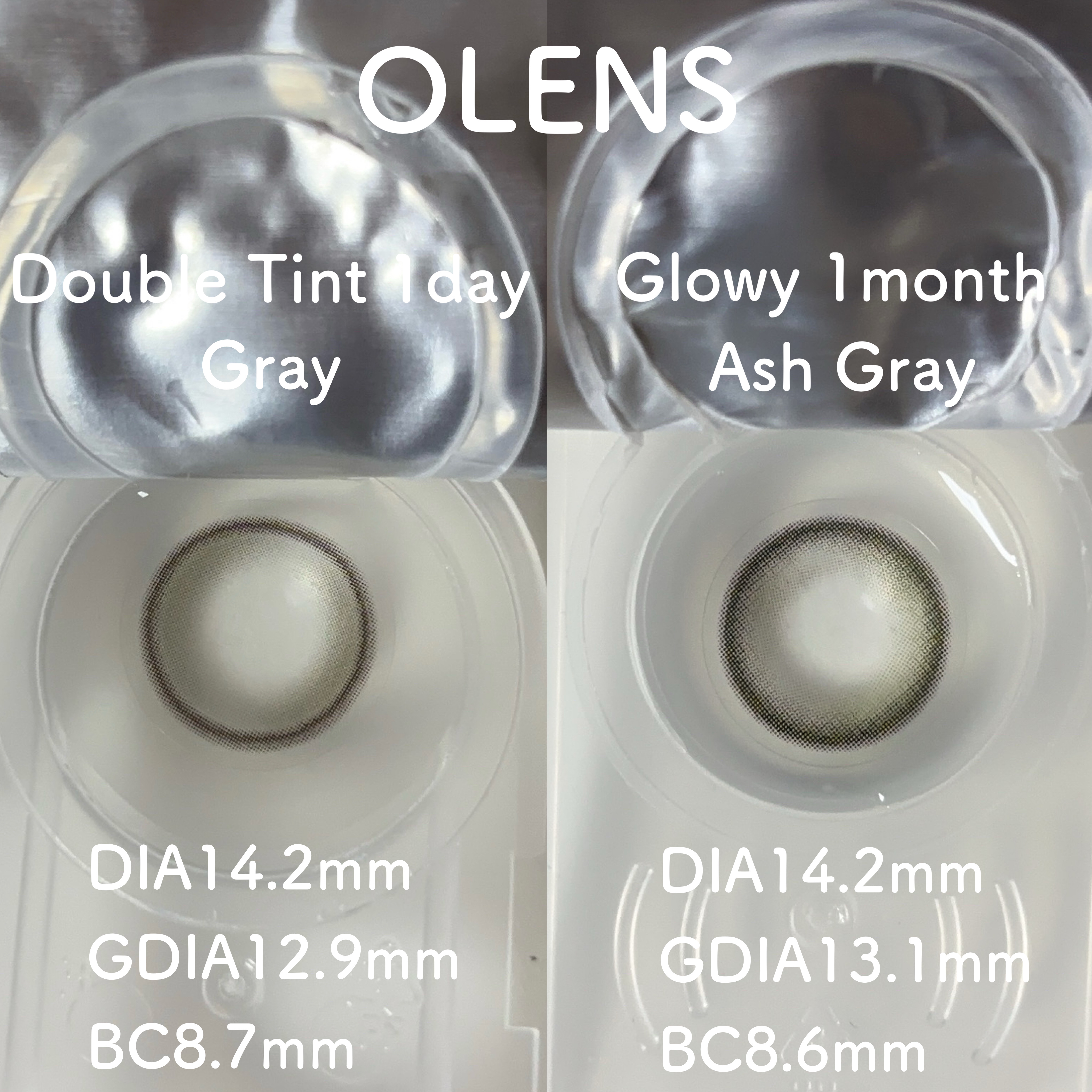 Glowy 1day/OLENS/ワンデー（１DAY）カラコンを使ったクチコミ（2枚目）