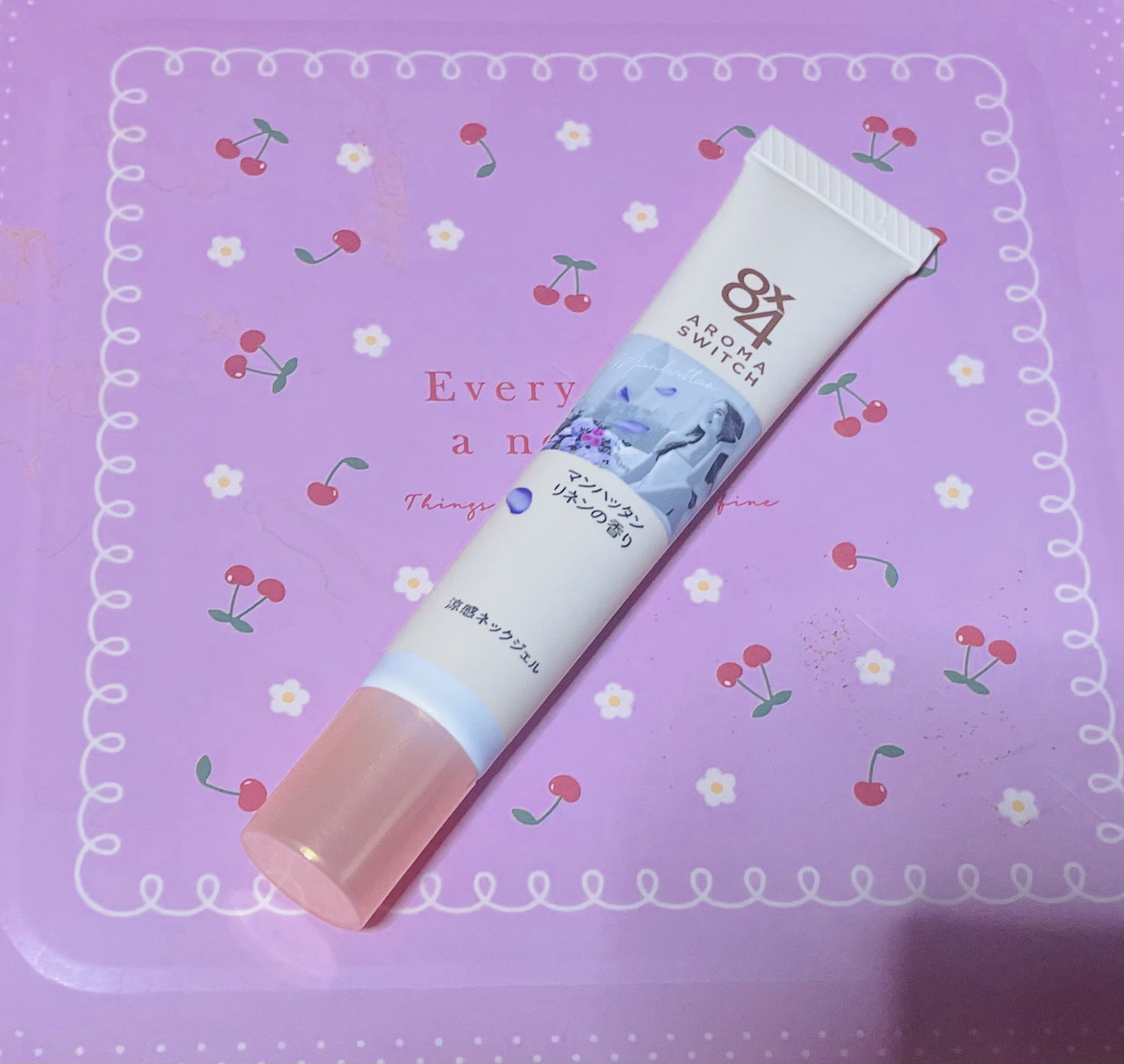 8x4 アロマスイッチ 涼感ネックジェル マンハッタンリネンの香り/８ｘ４/デオドラント・制汗剤を使ったクチコミ（1枚目）