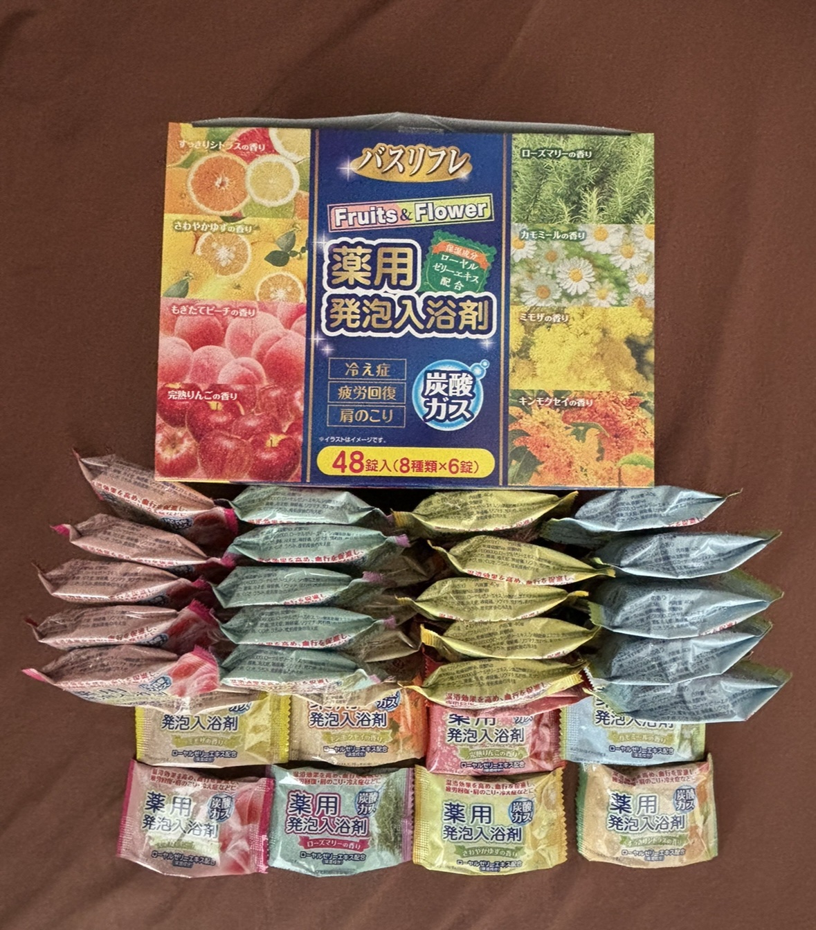 バスリフレ 薬用発泡入浴剤 Fruits＆Flower /ライオンケミカル/その他を使ったクチコミ（1枚目）