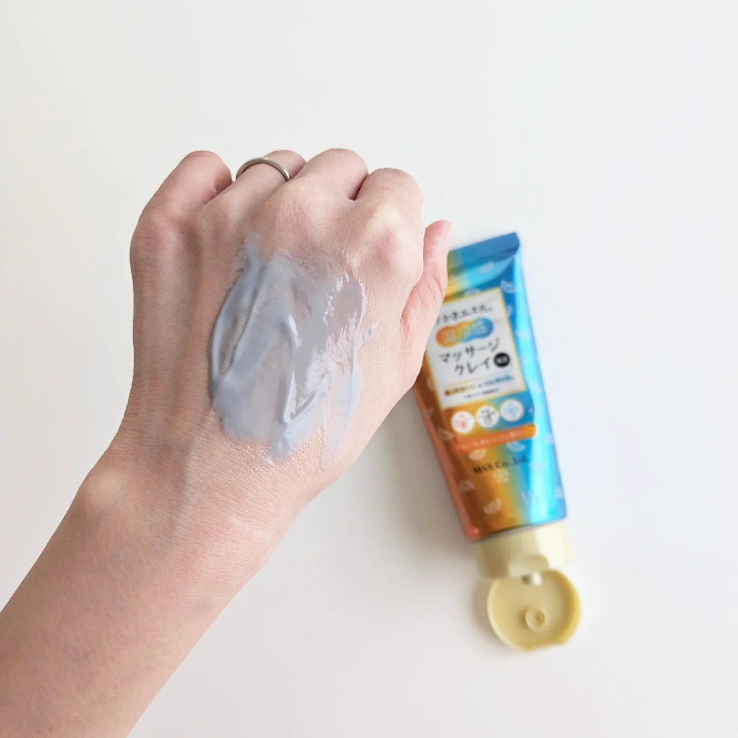 汗かき気分　温冷感マッサージクレイ/マックス/スクラブ・ゴマージュを使ったクチコミ（3枚目）