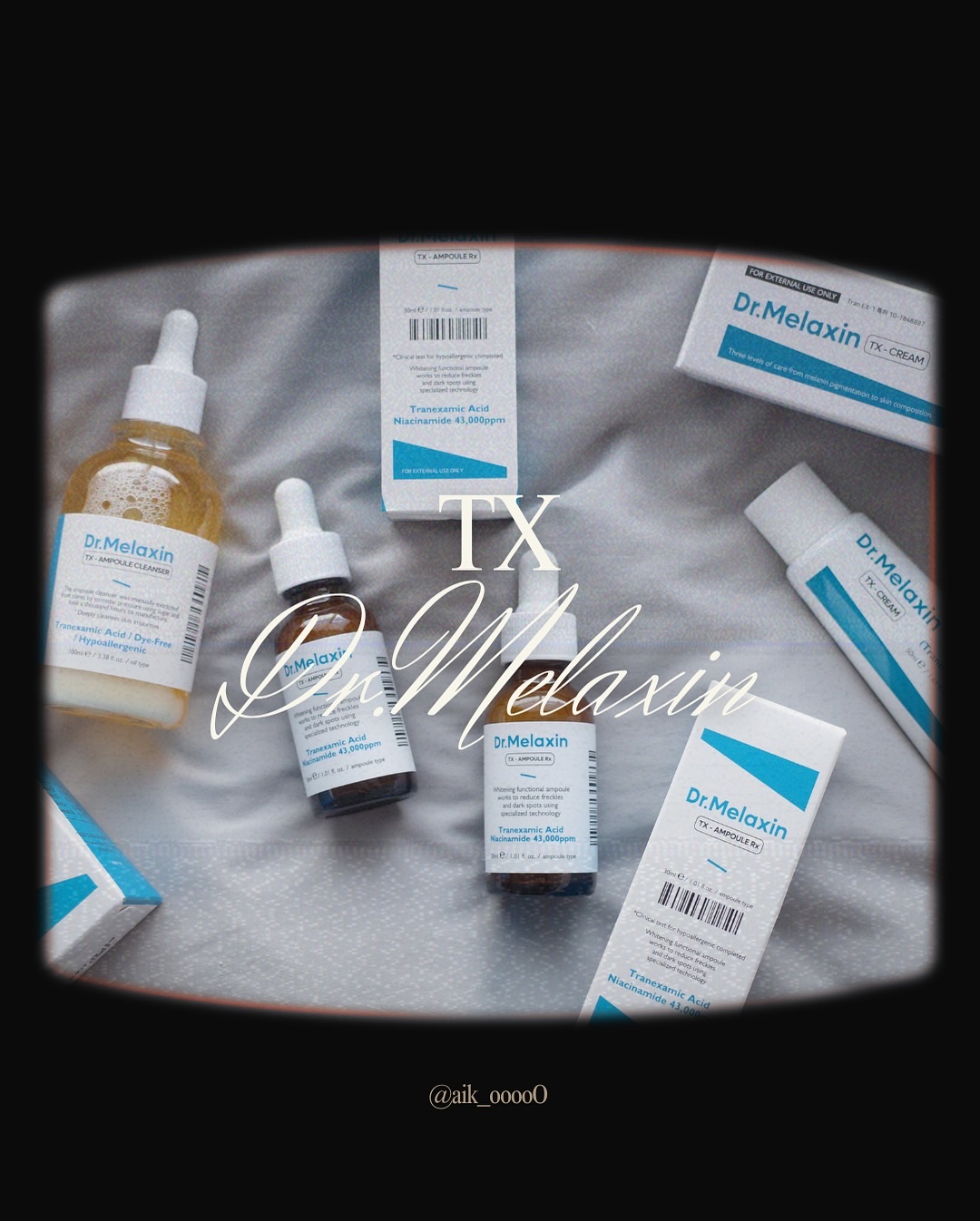 TXアンプルRX＋TXクリーム/Dr.Melaxin/スキンケアキットを使ったクチコミ（1枚目）