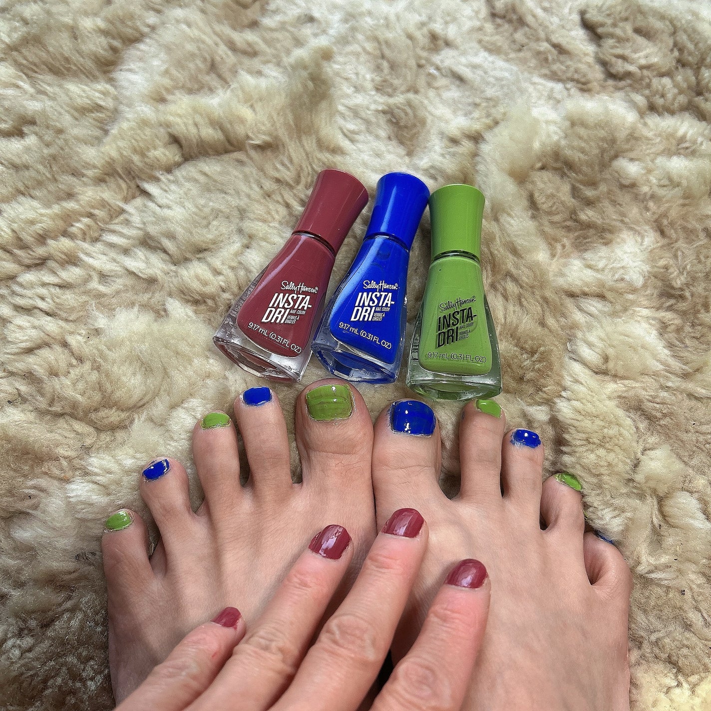 インスタドライ ネイルカラー/サリーハンセン/オールインワンネイルを使ったクチコミ(6枚目)
