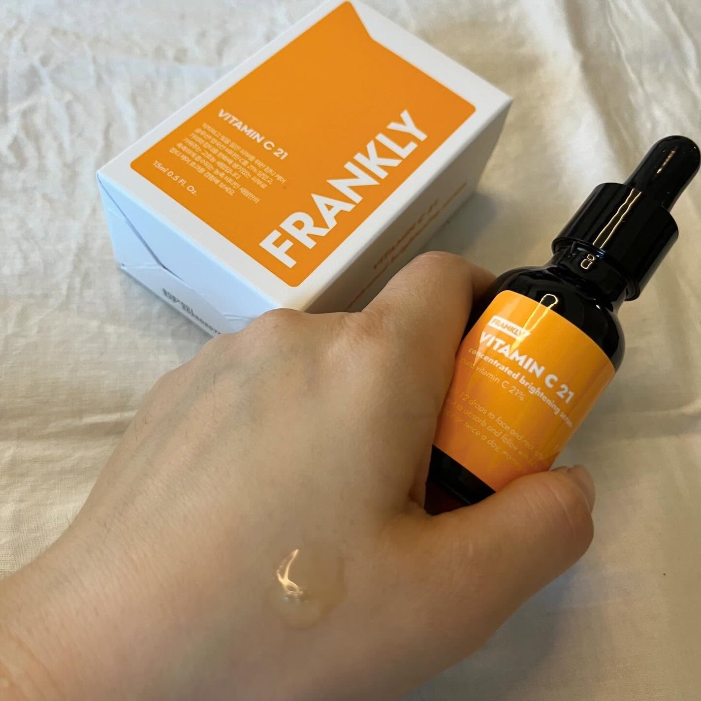 ビタミンC21セラム/Frankly/美容液を使ったクチコミ(3枚目)
