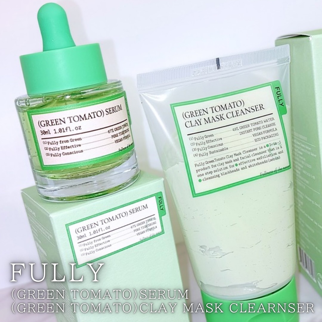 グリーントマトクレイマスククレンザー/FULLY/洗い流すパック・マスクを使ったクチコミ（1枚目）