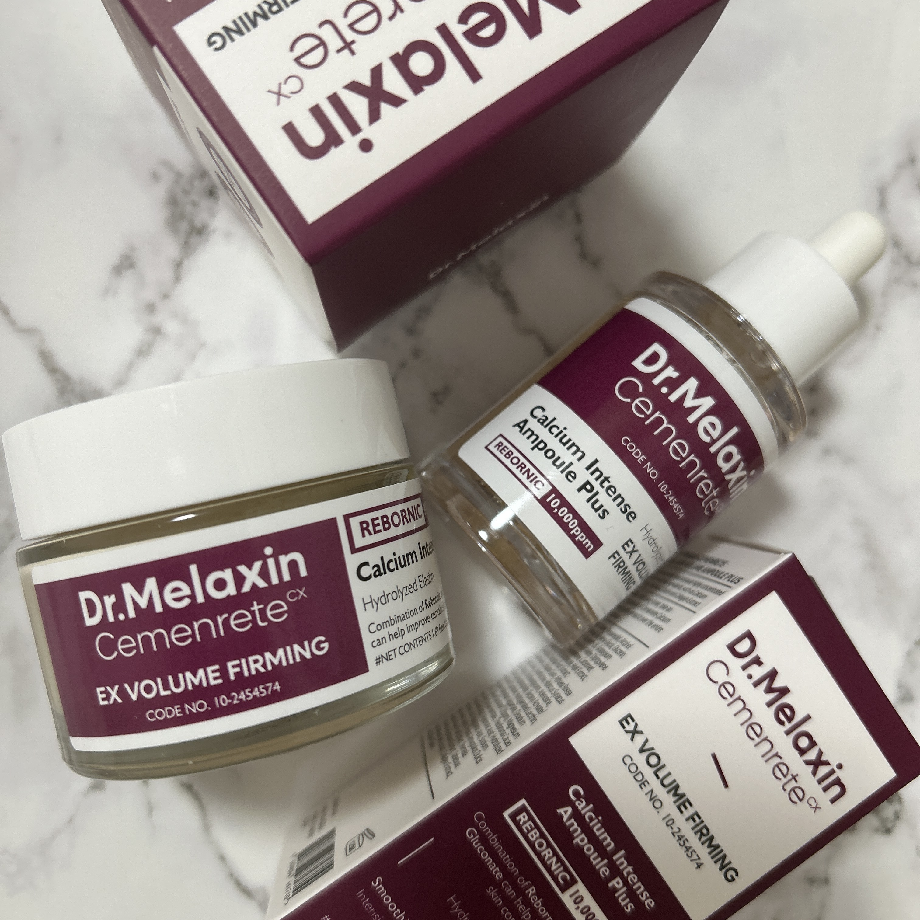 セメンリトカルシウムアンプル+セメンリトカルシウムクリーム/Dr.Melaxin/スキンケアキットを使ったクチコミ（1枚目）