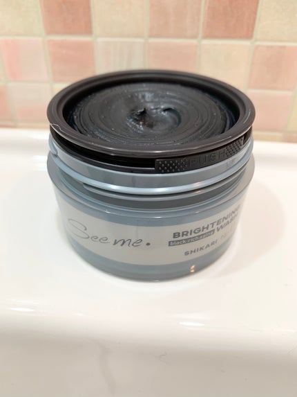 BRIGHTENING WASH black/SHIKARI/洗い流すパック・マスクを使ったクチコミ(4枚目)