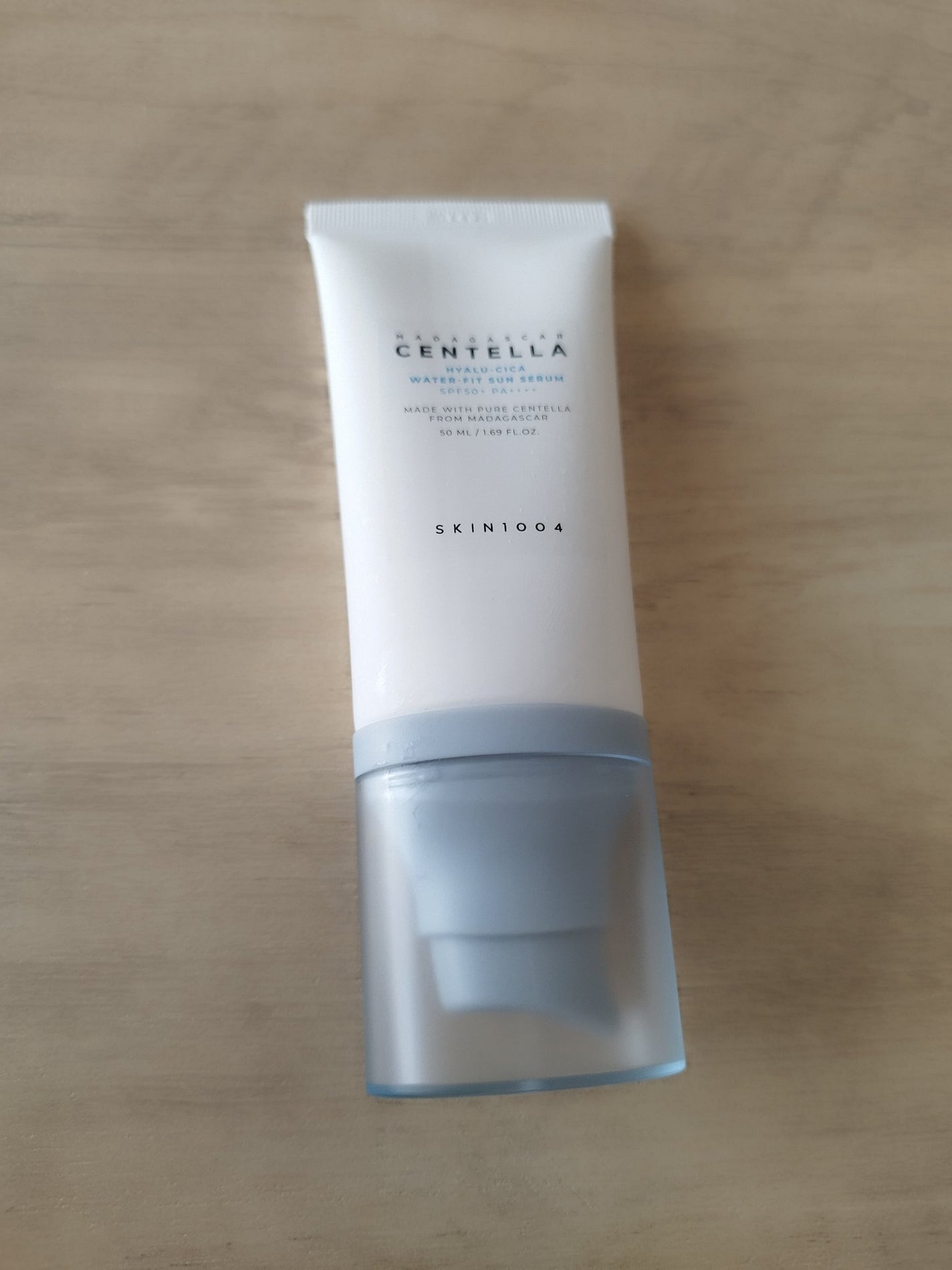 ヒアルーシカ ウォーターフィット サンセラム/SKIN1004/日焼け止めローションを使ったクチコミ(1枚目)