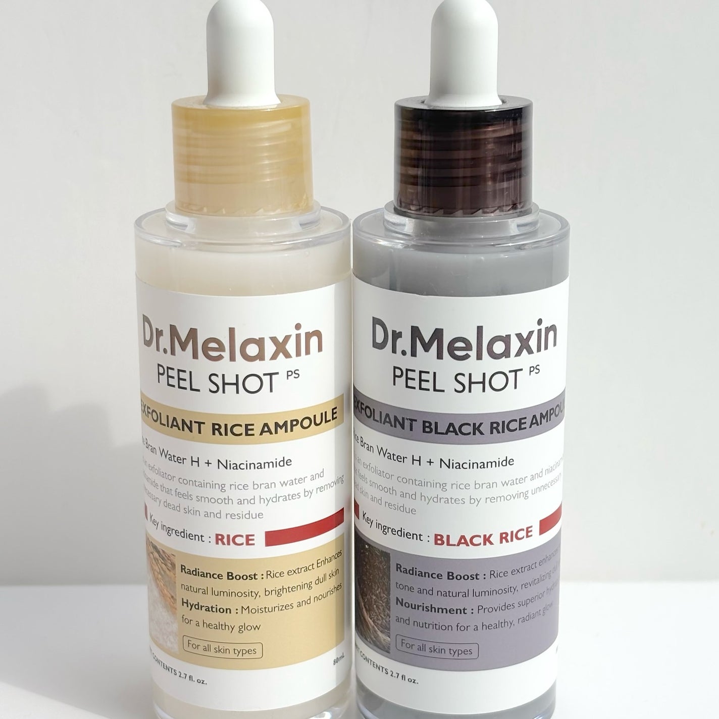 白米ピールショットゴマージュアンプル/Dr.Melaxin/美容液を使ったクチコミ(2枚目)