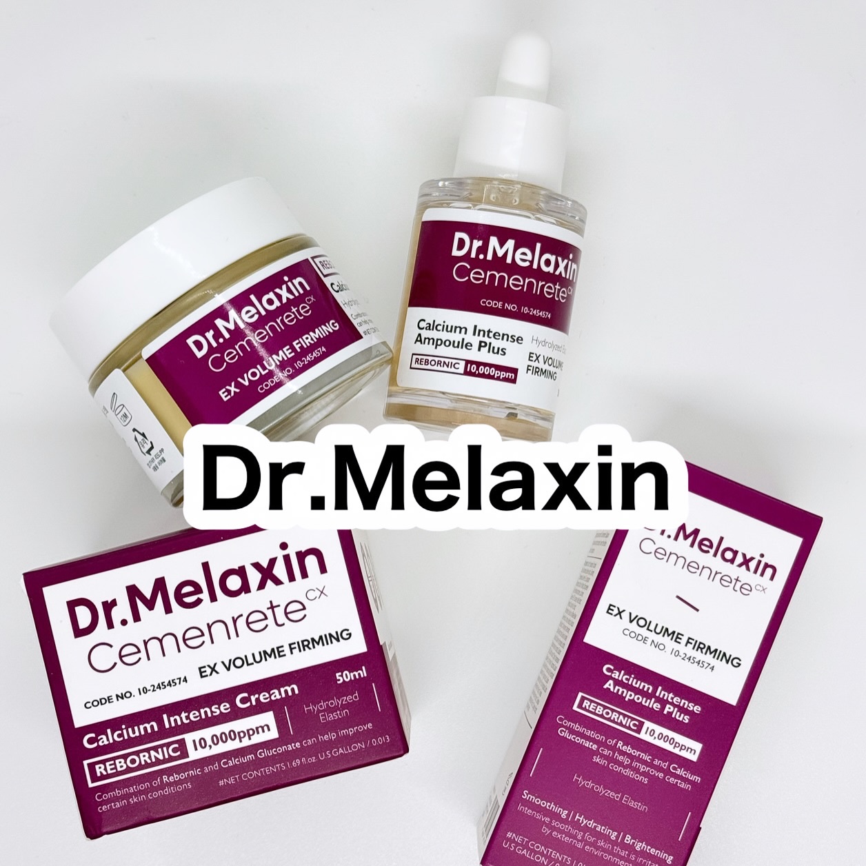 セメンリトカルシウムアンプル+セメンリトカルシウムクリーム/Dr.Melaxin/スキンケアキットを使ったクチコミ（1枚目）