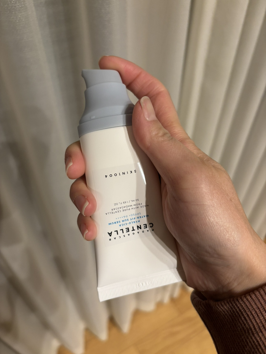 ヒアルーシカ ウォーターフィット サンセラム/SKIN1004/日焼け止めローションを使ったクチコミ（2枚目）