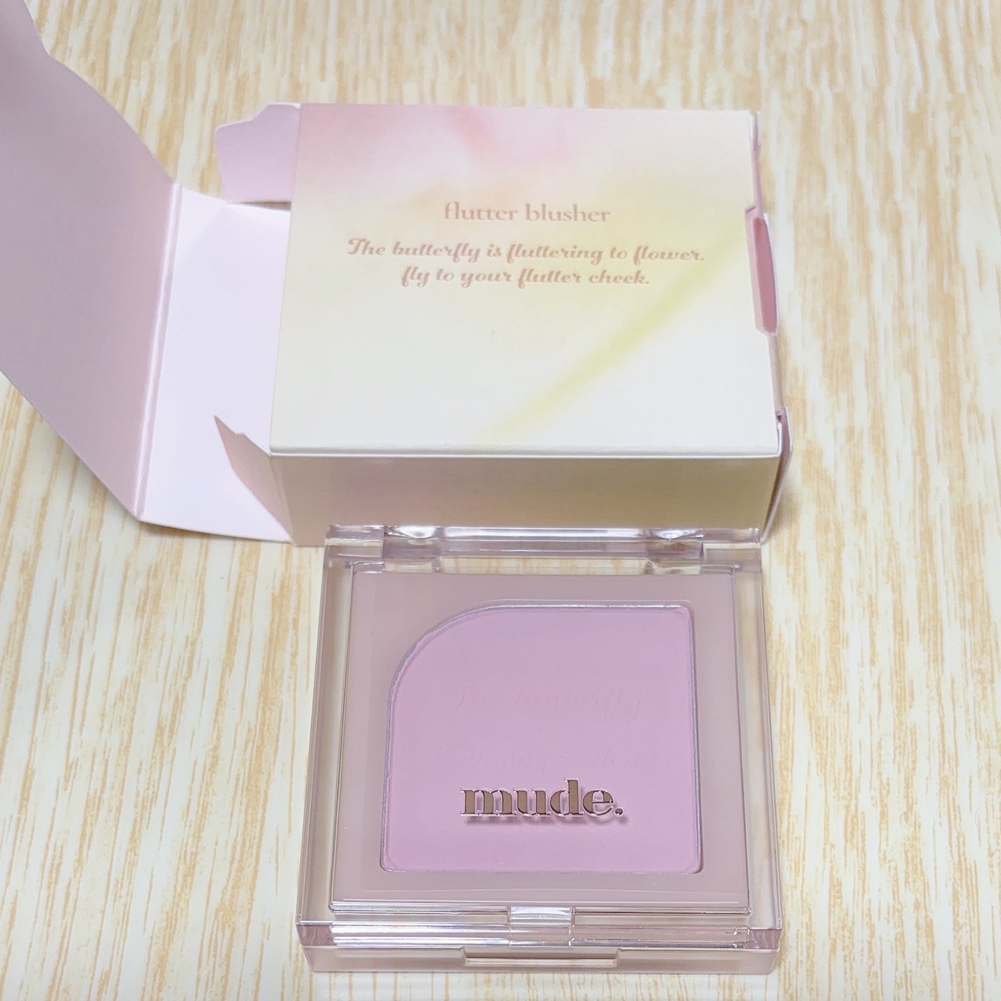 フラッターブラッシャー/mude/パウダーチークを使ったクチコミ(3枚目)