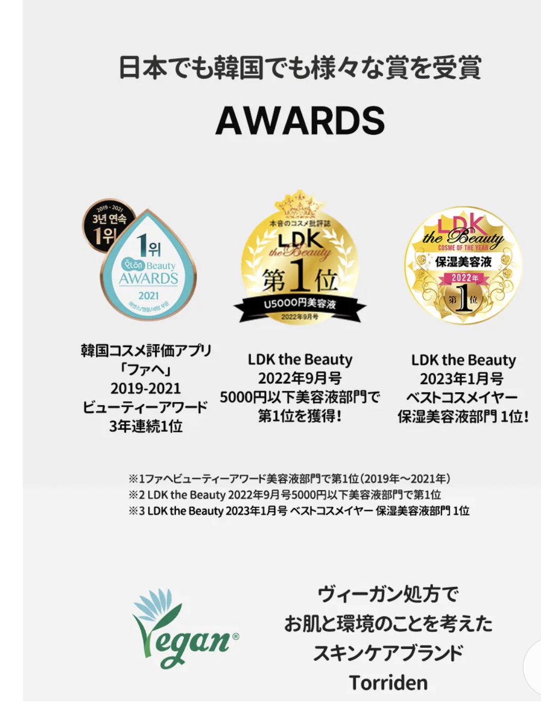 Torriden ダイブイン セラムのクチコミ「トリデンダイブインセラム

使用感　めっちゃいいです！笑　水分感強くてベタつかない！大半の人な.....」（2枚目）