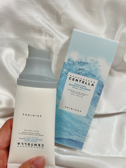 ヒアルーシカ ウォーターフィット サンセラム/SKIN1004/日焼け止めローションを使ったクチコミ(2枚目)