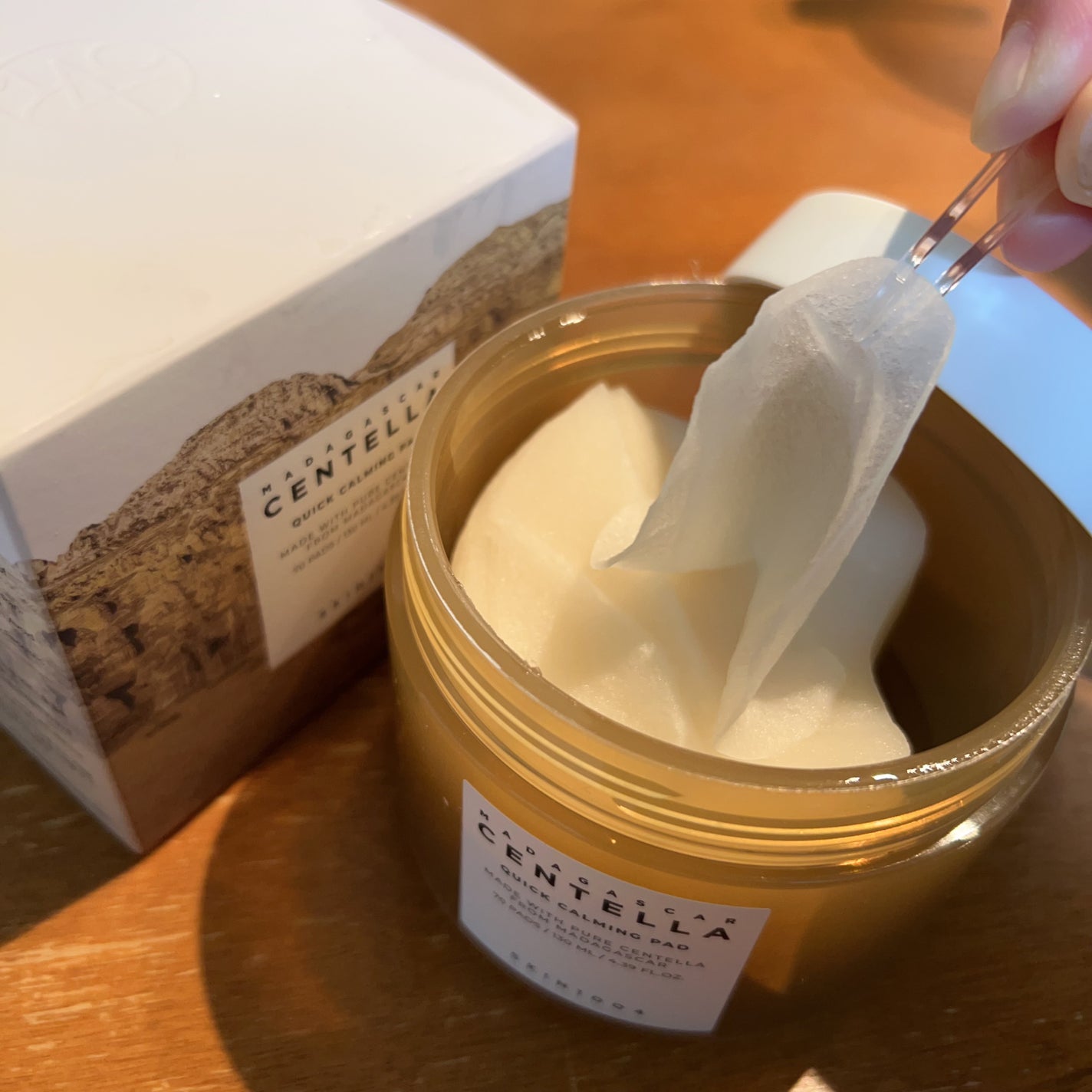 センテラ クイックカーミングパッド/SKIN1004/トナーパッドを使ったクチコミ(2枚目)