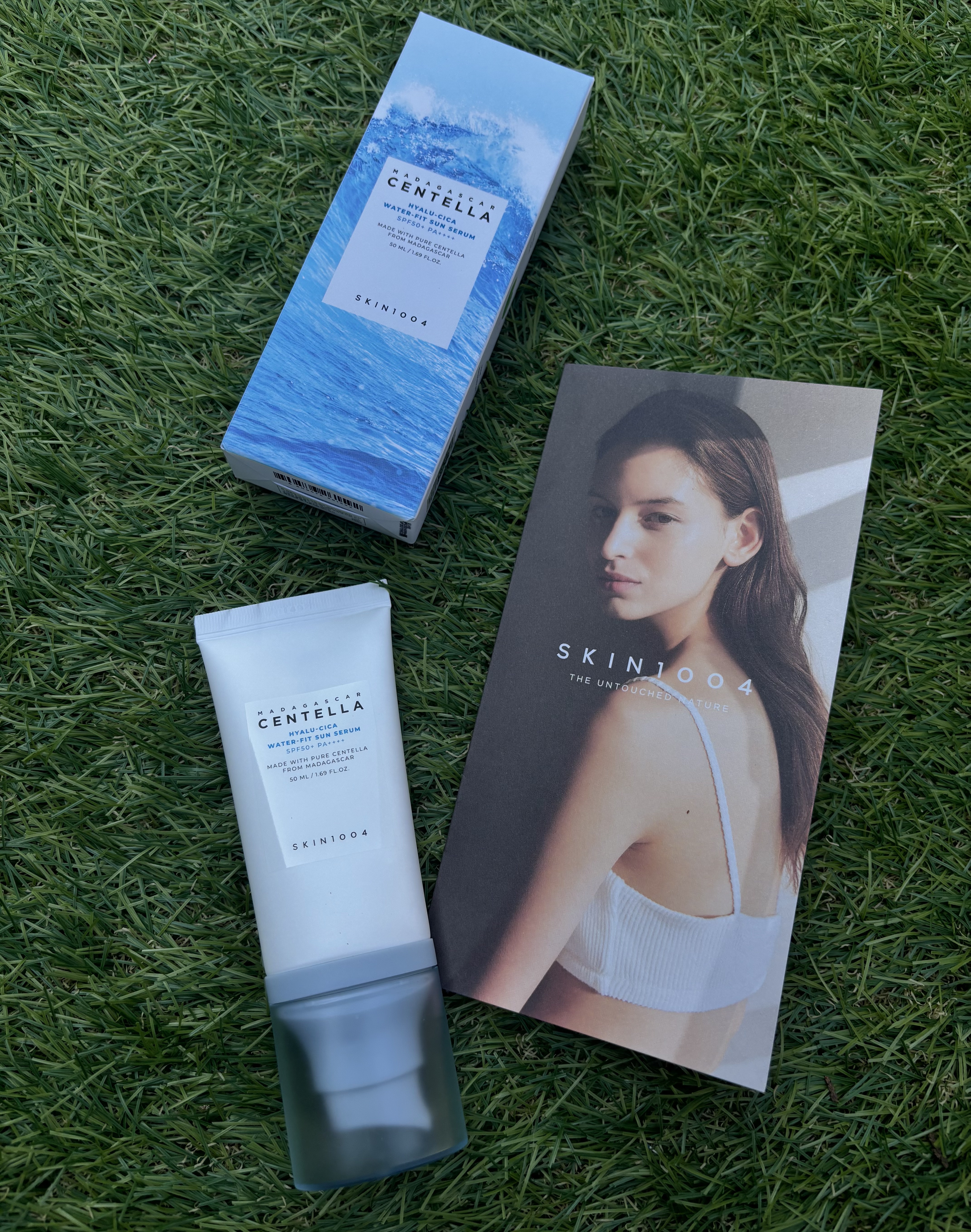 ヒアルーシカ ウォーターフィット サンセラム/SKIN1004/日焼け止めローションを使ったクチコミ（1枚目）