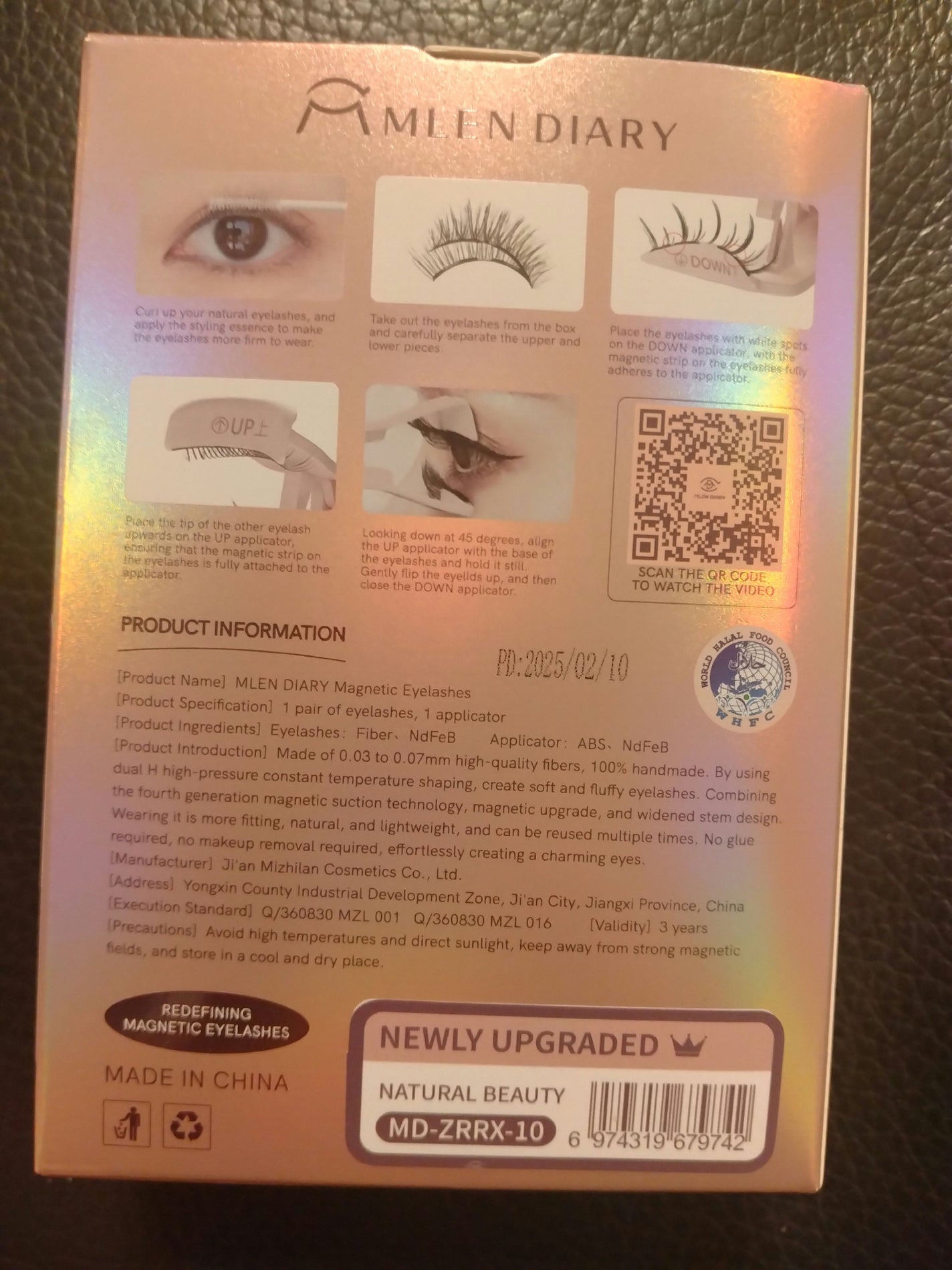 マグネットつけまつ毛 横幅な自まつ毛感/MLEN DIARY/メイクアップキットを使ったクチコミ(2枚目)