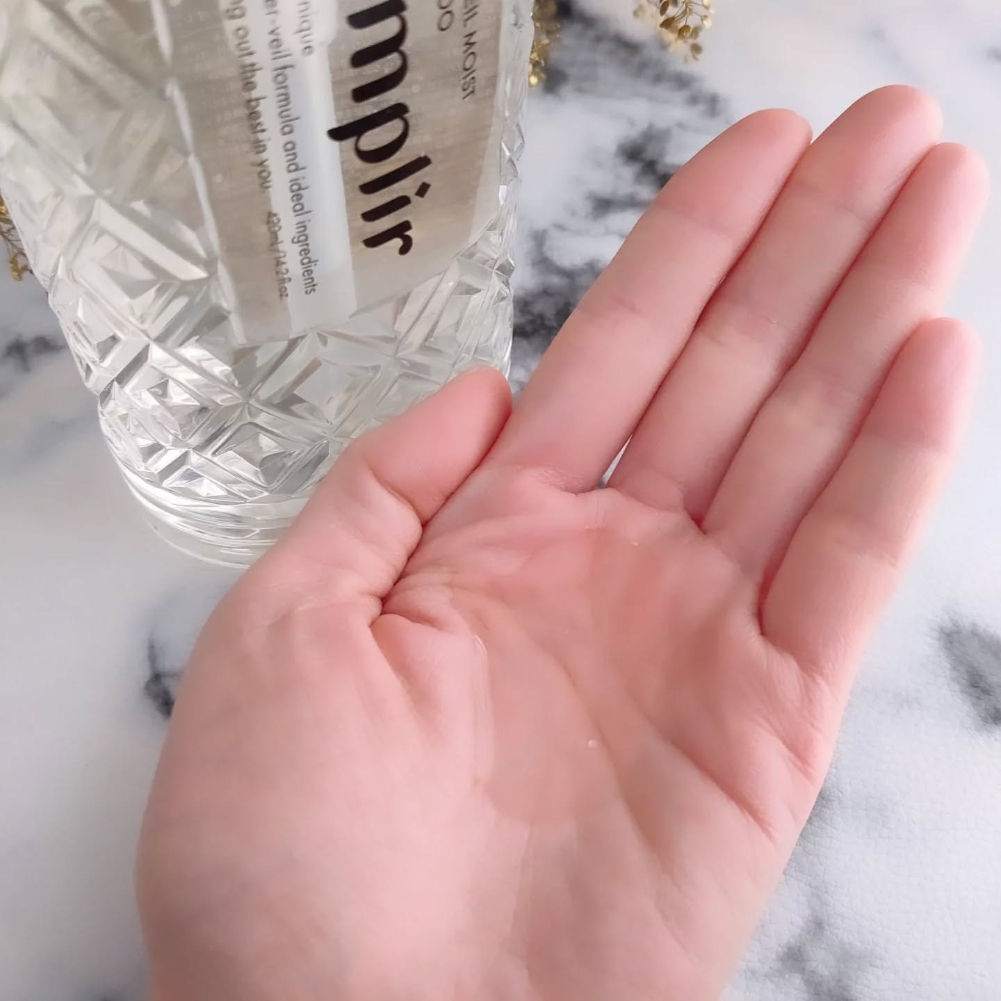 ウォーターベール　モイストシャンプー／トリートメント/emplir/市販シャンプーを使ったクチコミ（3枚目）