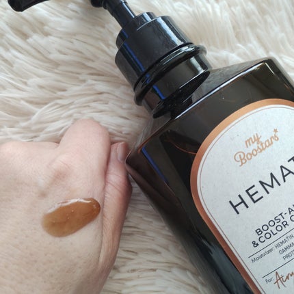 ヘマチン ブースター シャンプー /トリートメント ペアー&ムスクの香り/マイブースターズ/市販シャンプーを使ったクチコミ(3枚目)