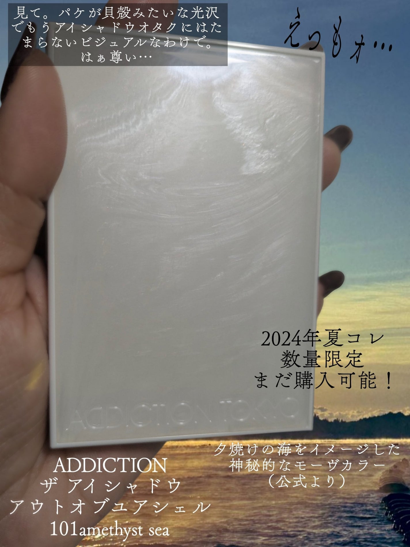 アディクション ザ アイシャドウ パレット “アウト オブ ユア シェル”/ADDICTION/アイシャドウパレットを使ったクチコミ(2枚目)