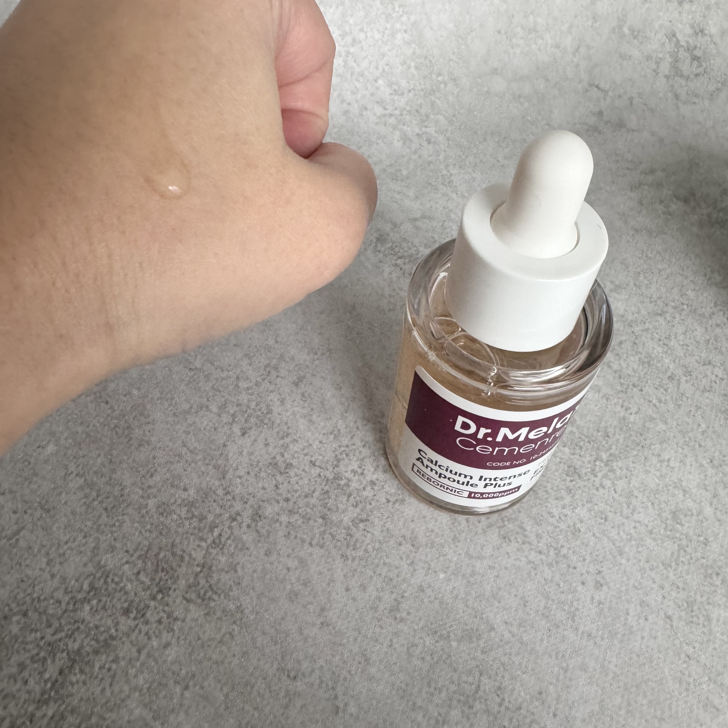セメンリトカルシウムアンプル+セメンリトカルシウムクリーム/Dr.Melaxin/スキンケアキットを使ったクチコミ（3枚目）